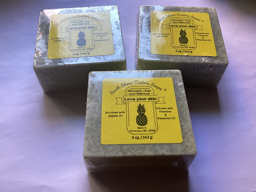 Pineapple + Sage Goat Milk Soap