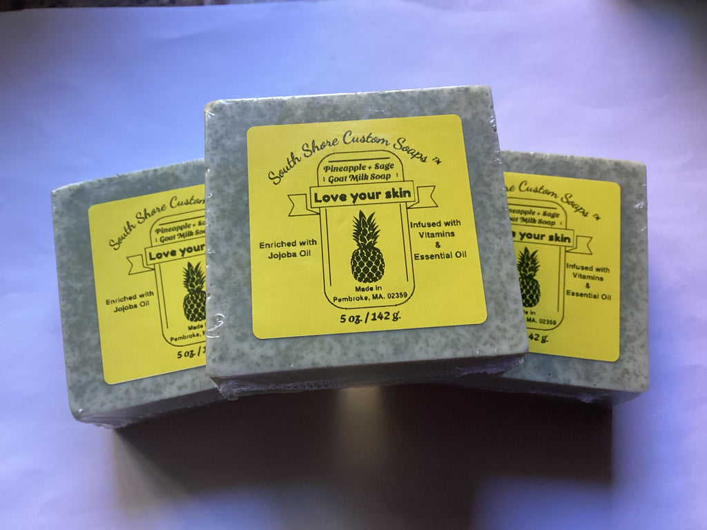 Pineapple + Sage Goat Milk Soap