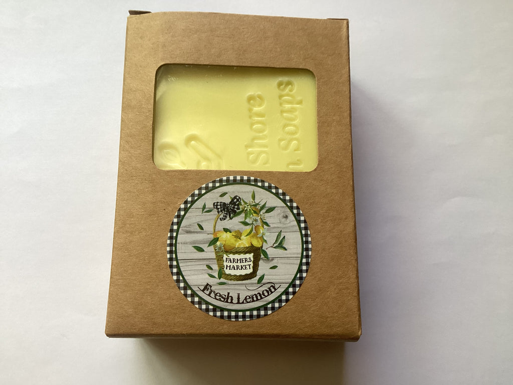 Farmers Market Fresh Lemon & Goat Milk Soap