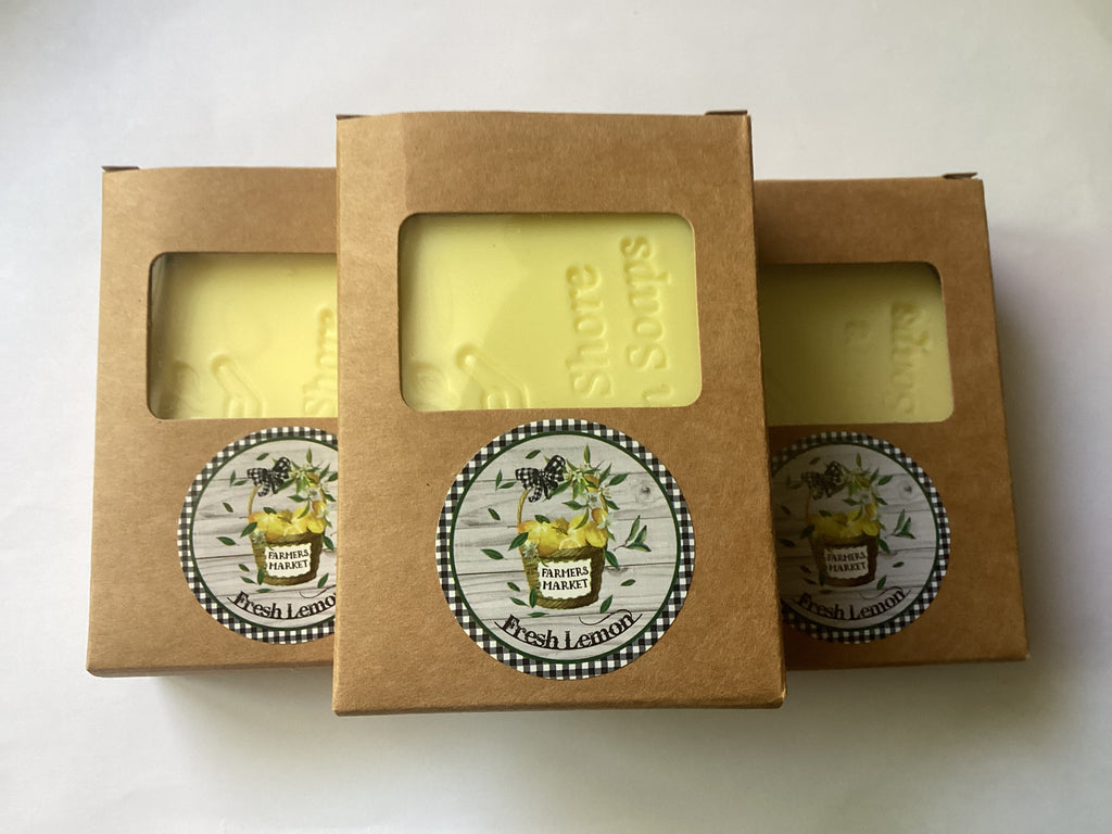 Farmers Market Fresh Lemon & Goat Milk Soap