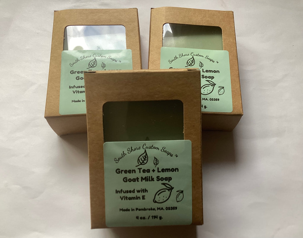 Green Tea + Lemon Goat Milk Soap