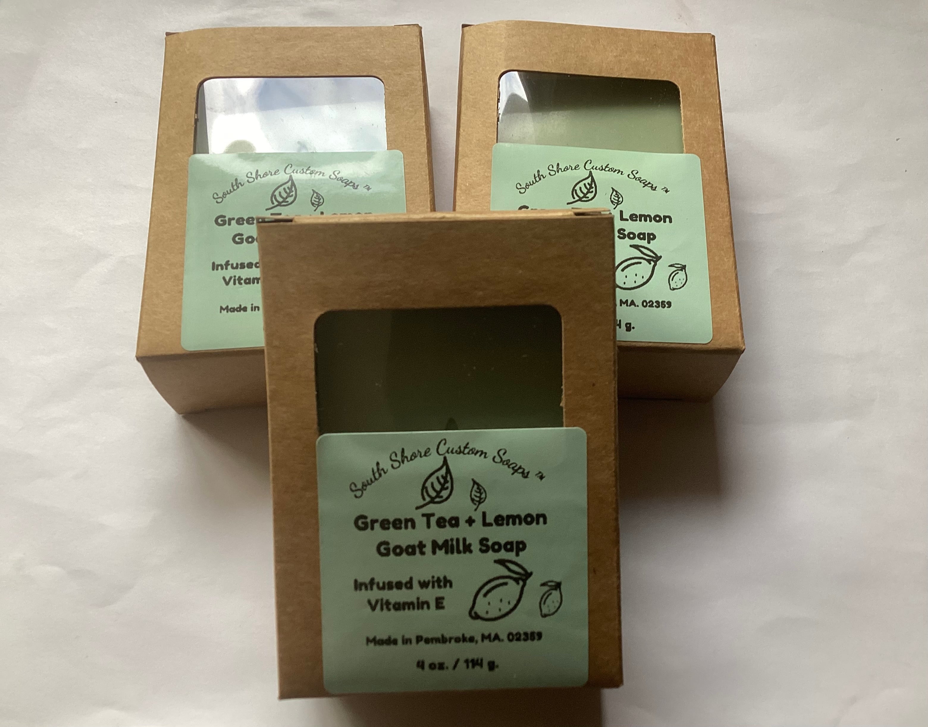 Green Tea + Lemon Goat Milk Soap