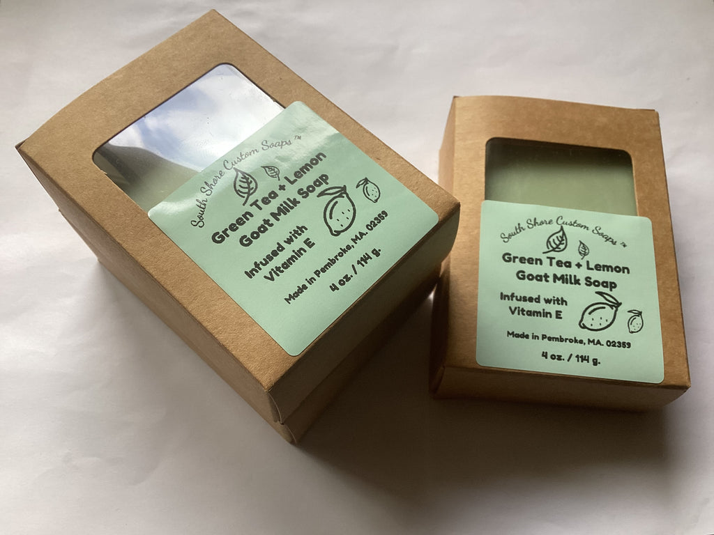 Green Tea + Lemon Goat Milk Soap