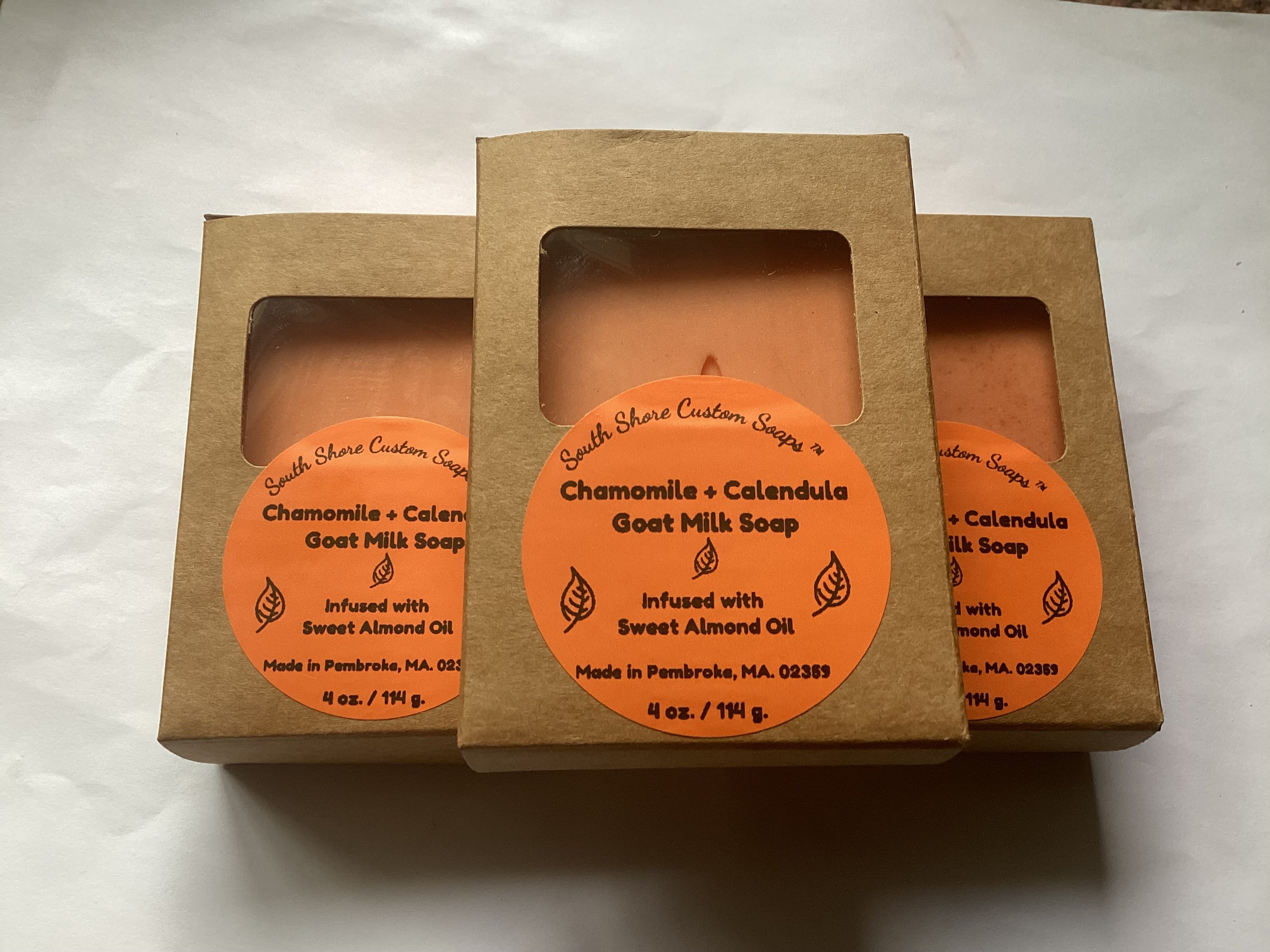 Chamomile + Calendula Goat Milk Soap