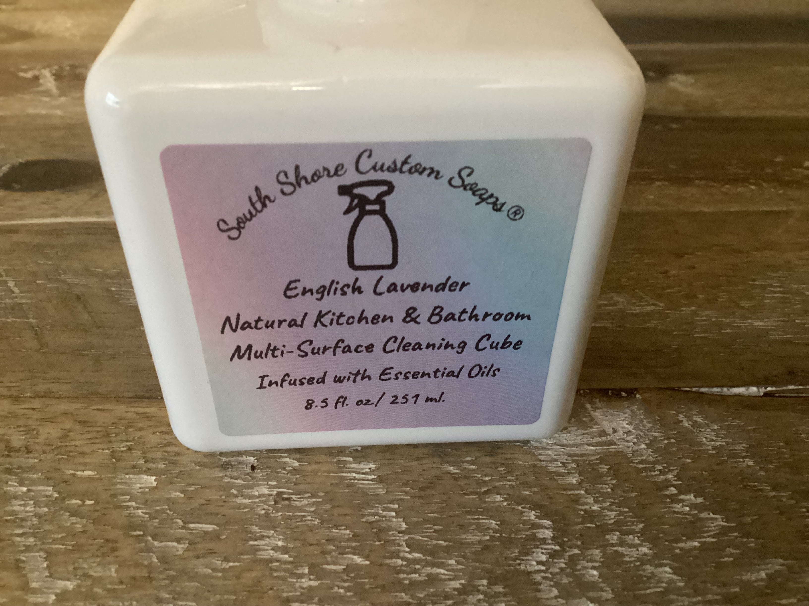 English Lavender Natural Kitchen & Bathroom Multi-Surface Cleaning Cube