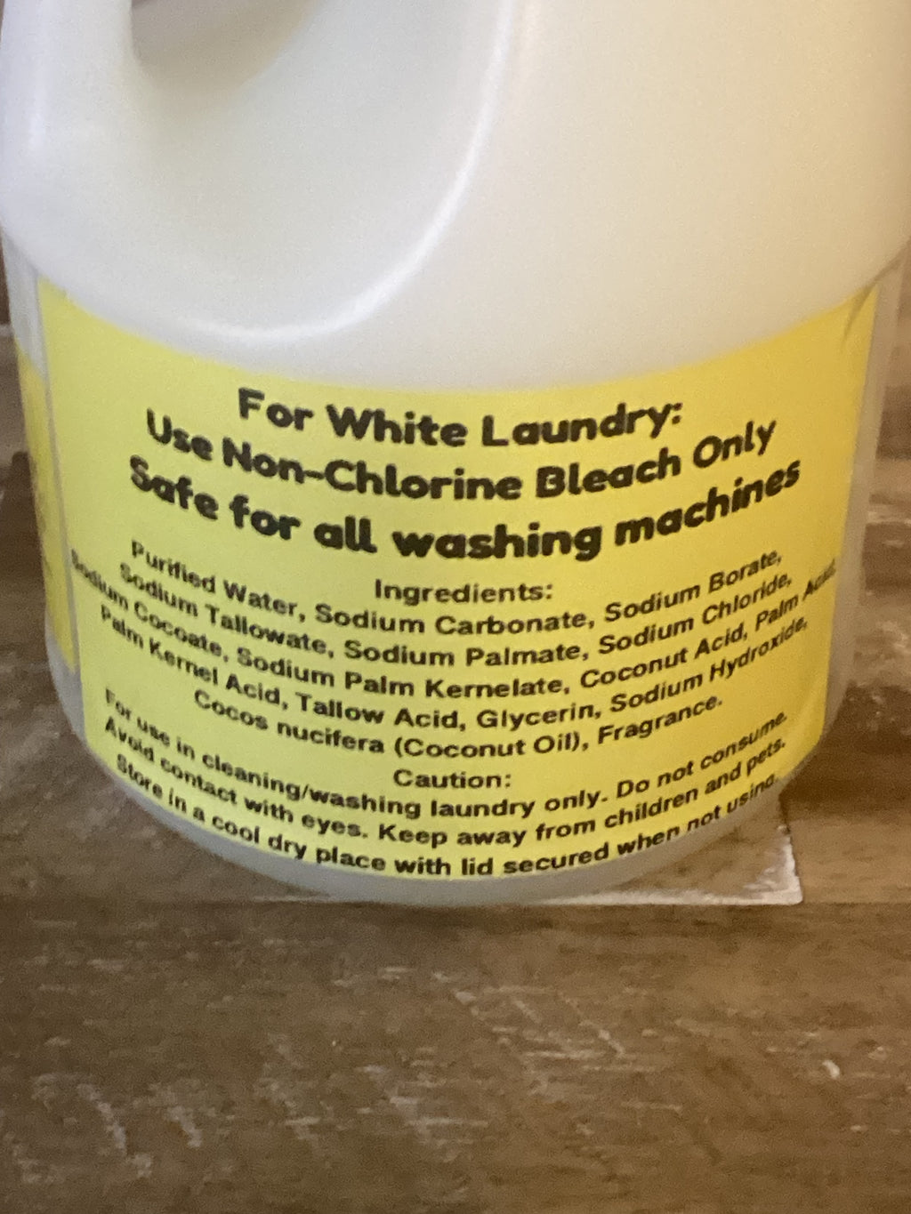 Fresh Scent All Natural Liquid Laundry Detergent