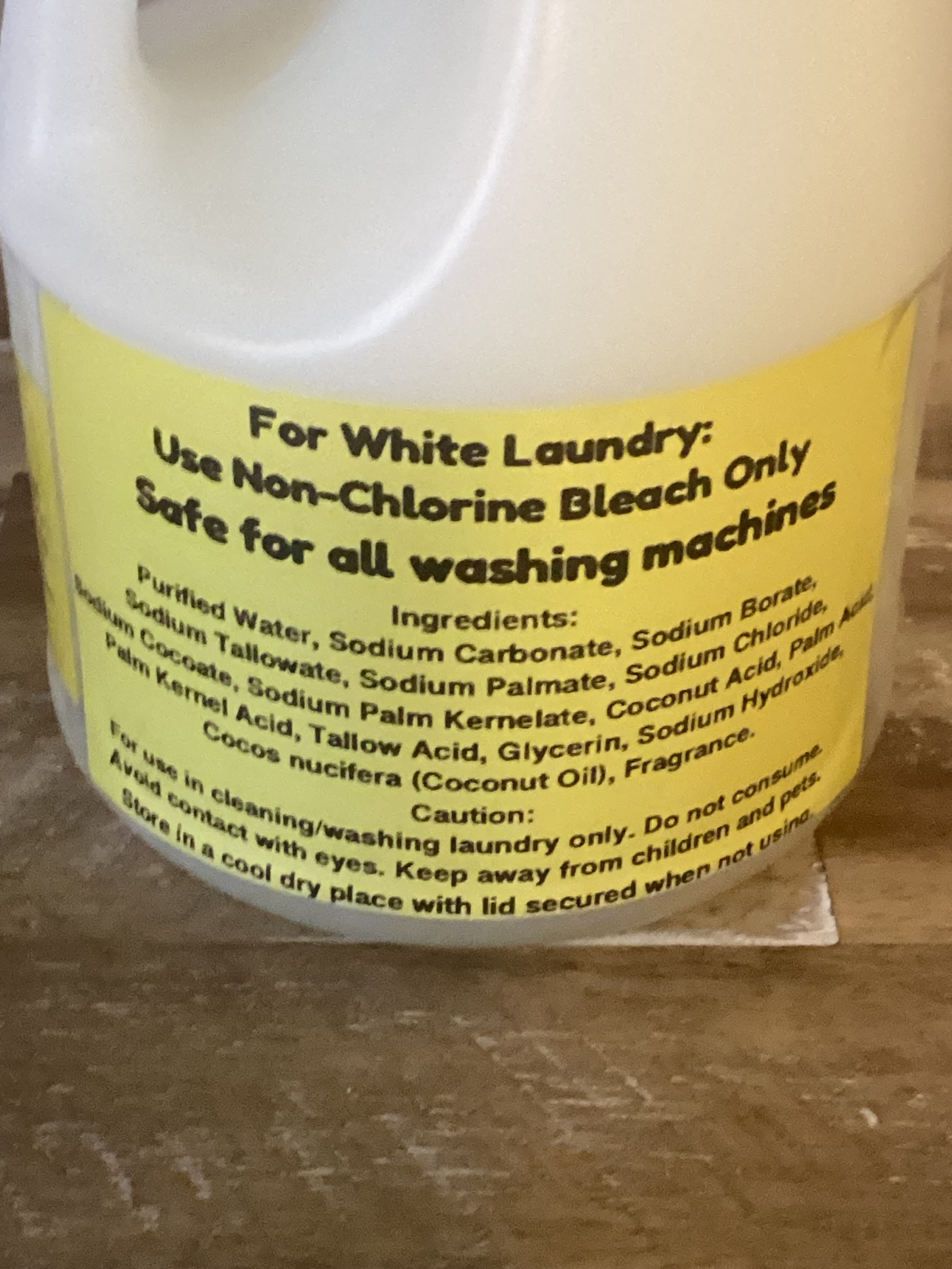 Fresh Scent All Natural Liquid Laundry Detergent