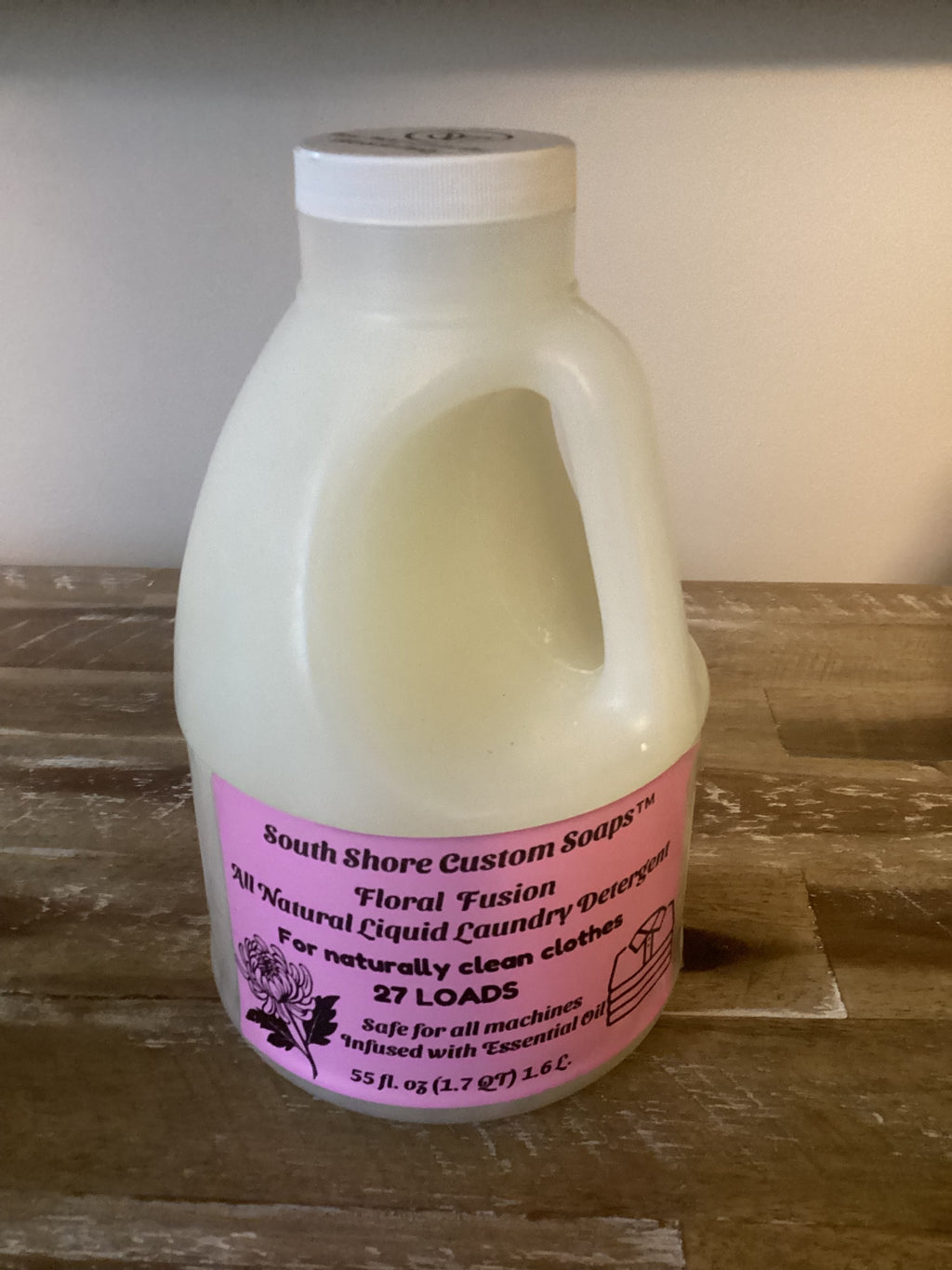 Floral Fusion All Natural Liquid Laundry Detergent