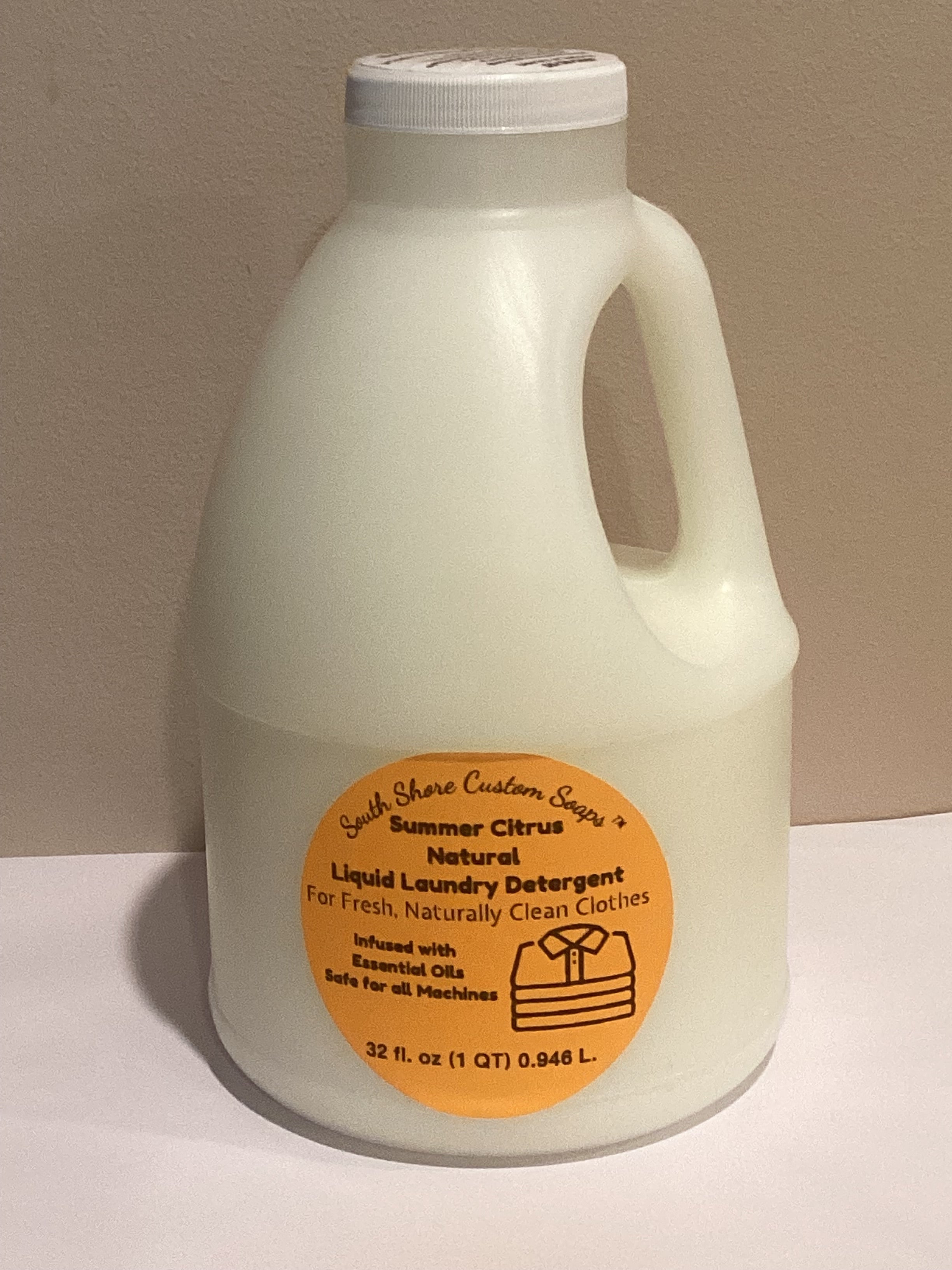 Summer Citrus Natural Liquid Laundry Detergent