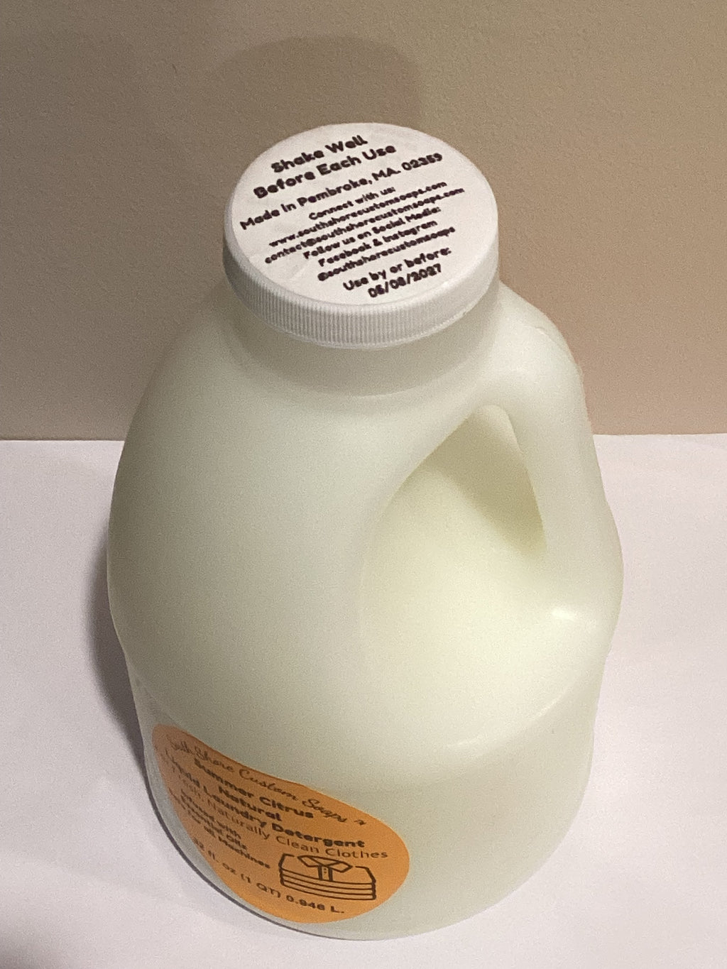 Summer Citrus Natural Liquid Laundry Detergent