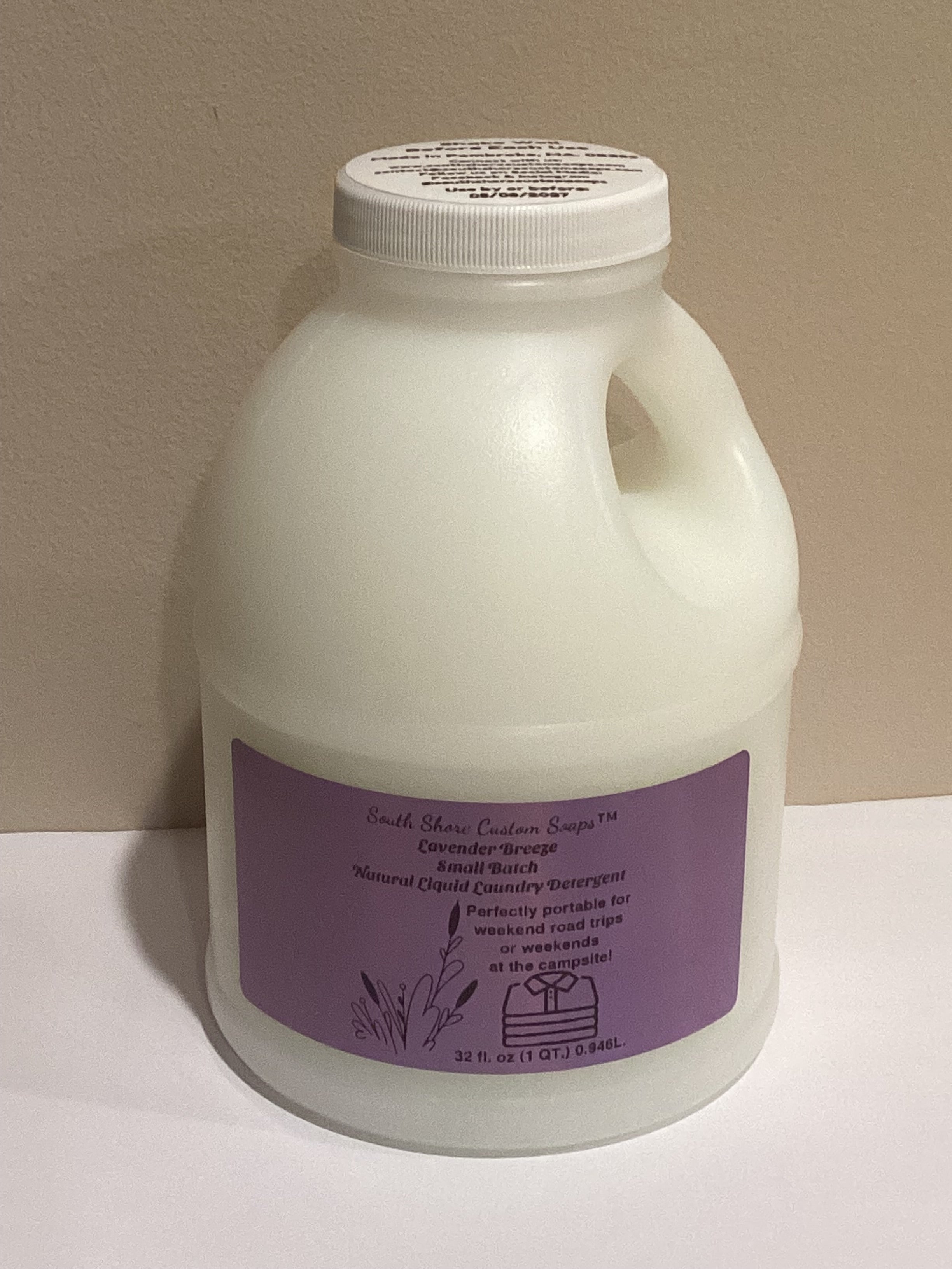 Lavender Breeze Small Batch Natural Liquid Laundry Detergent