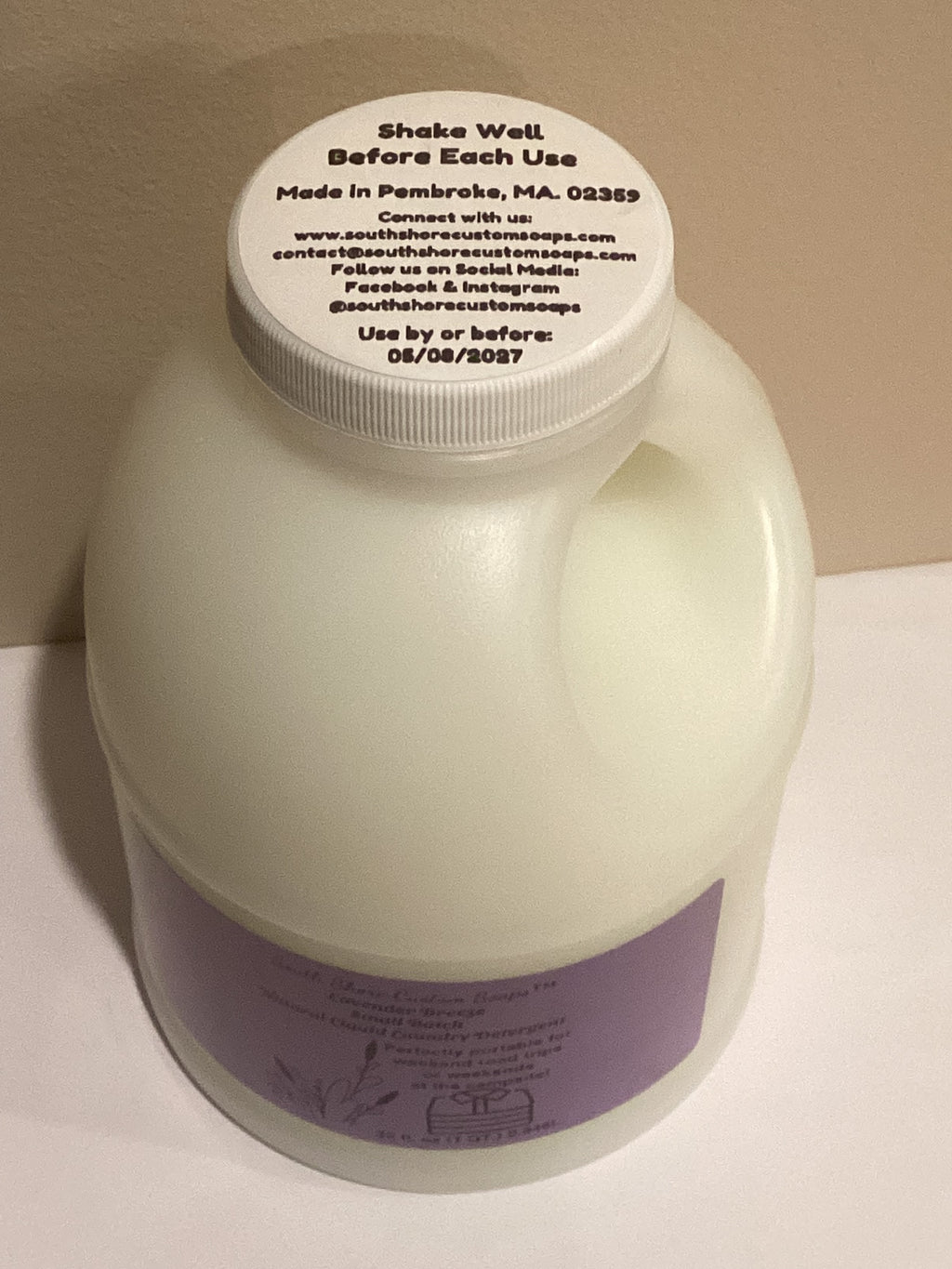 Lavender Breeze Small Batch Natural Liquid Laundry Detergent