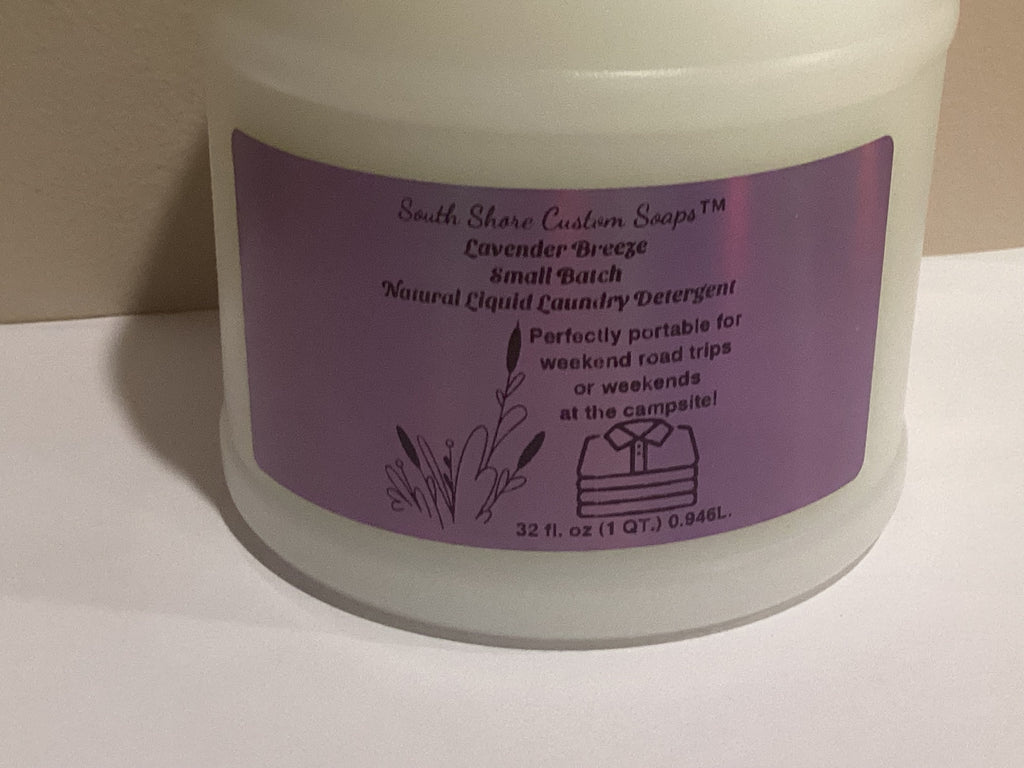 Lavender Breeze Small Batch Natural Liquid Laundry Detergent