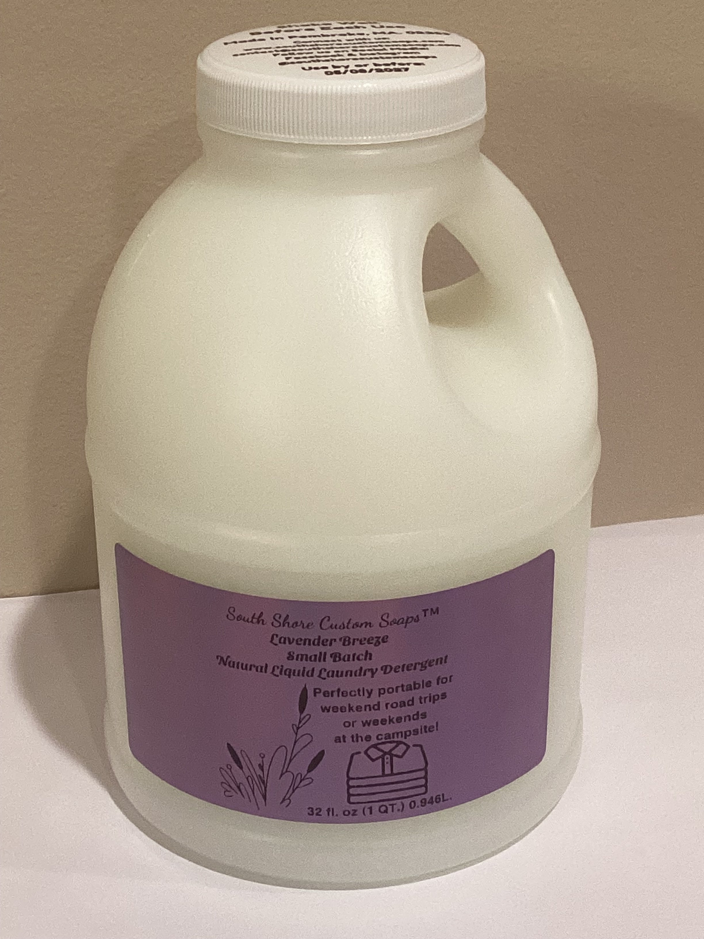 Lavender Breeze Small Batch Natural Liquid Laundry Detergent