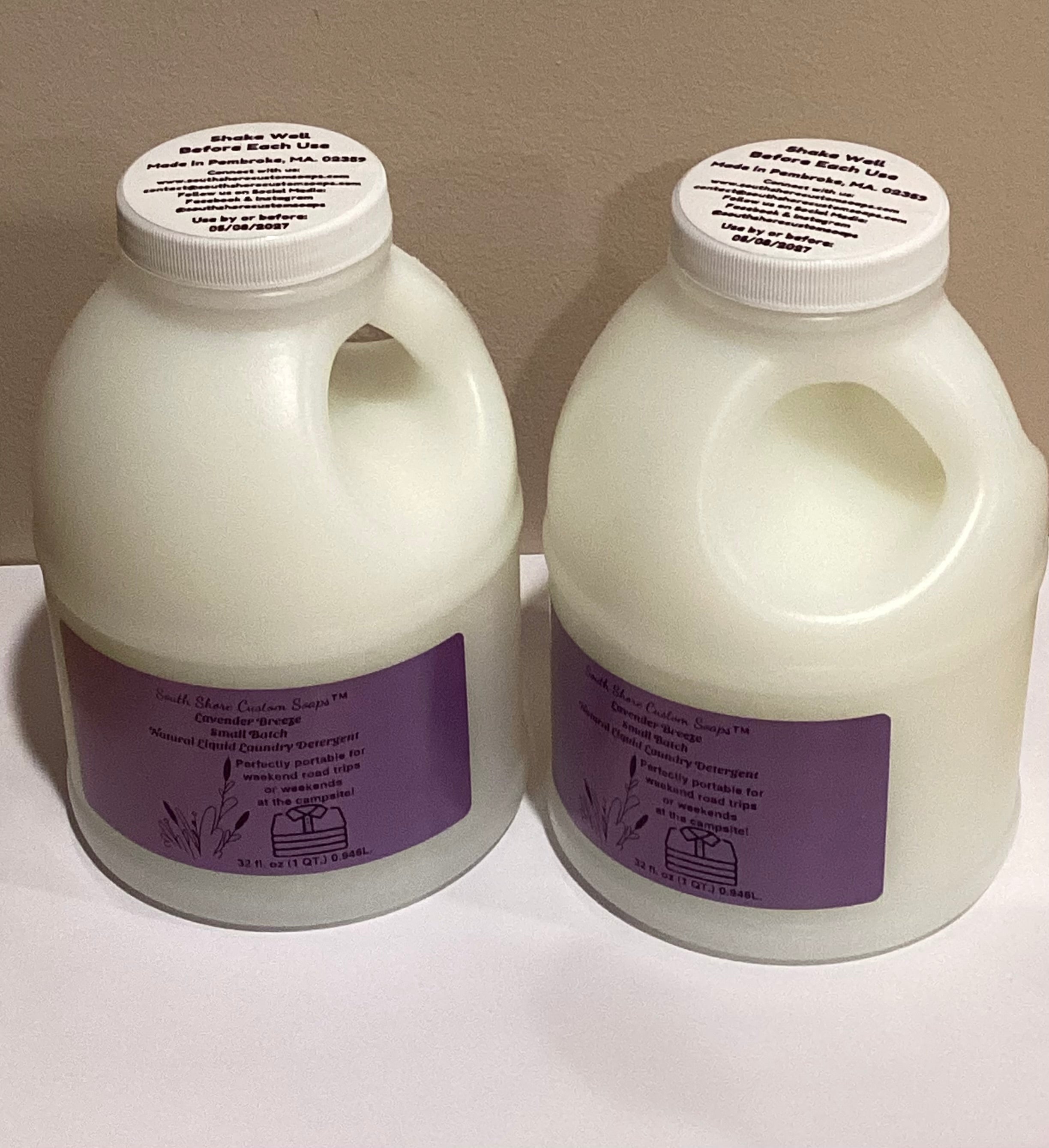 Lavender Breeze Small Batch Natural Liquid Laundry Detergent