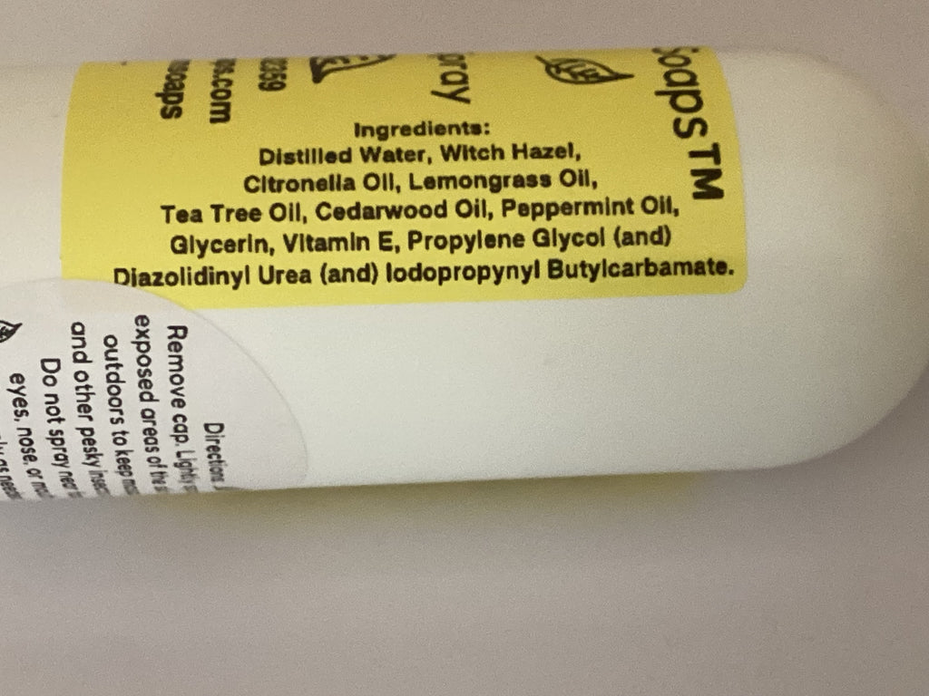 DEET-Free Essential Oil Natural-Based Bug Spray