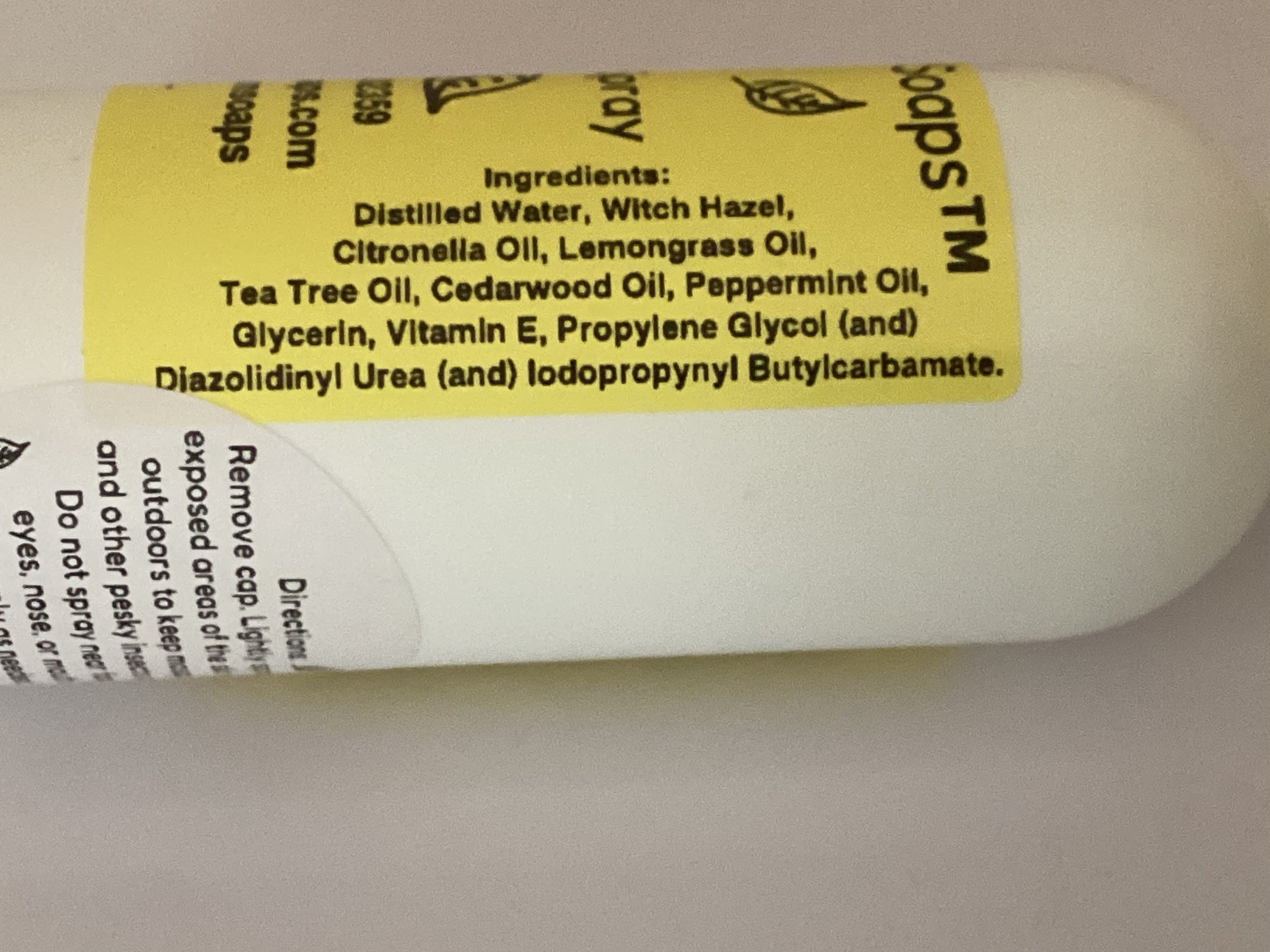 DEET-Free Essential Oil Natural-Based Bug Spray