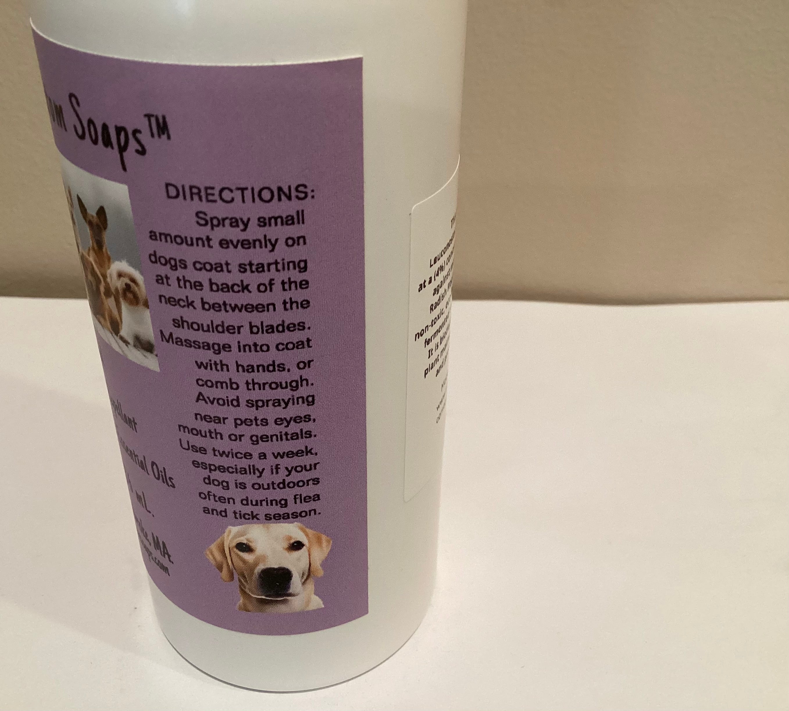 All Natural Dog Flea & Tick Repellant Made with Nourishing Essential Oils