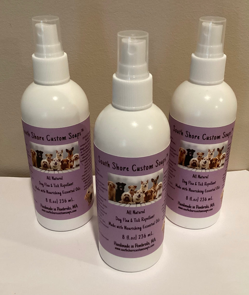 All Natural Dog Flea & Tick Repellant Made with Nourishing Essential Oils