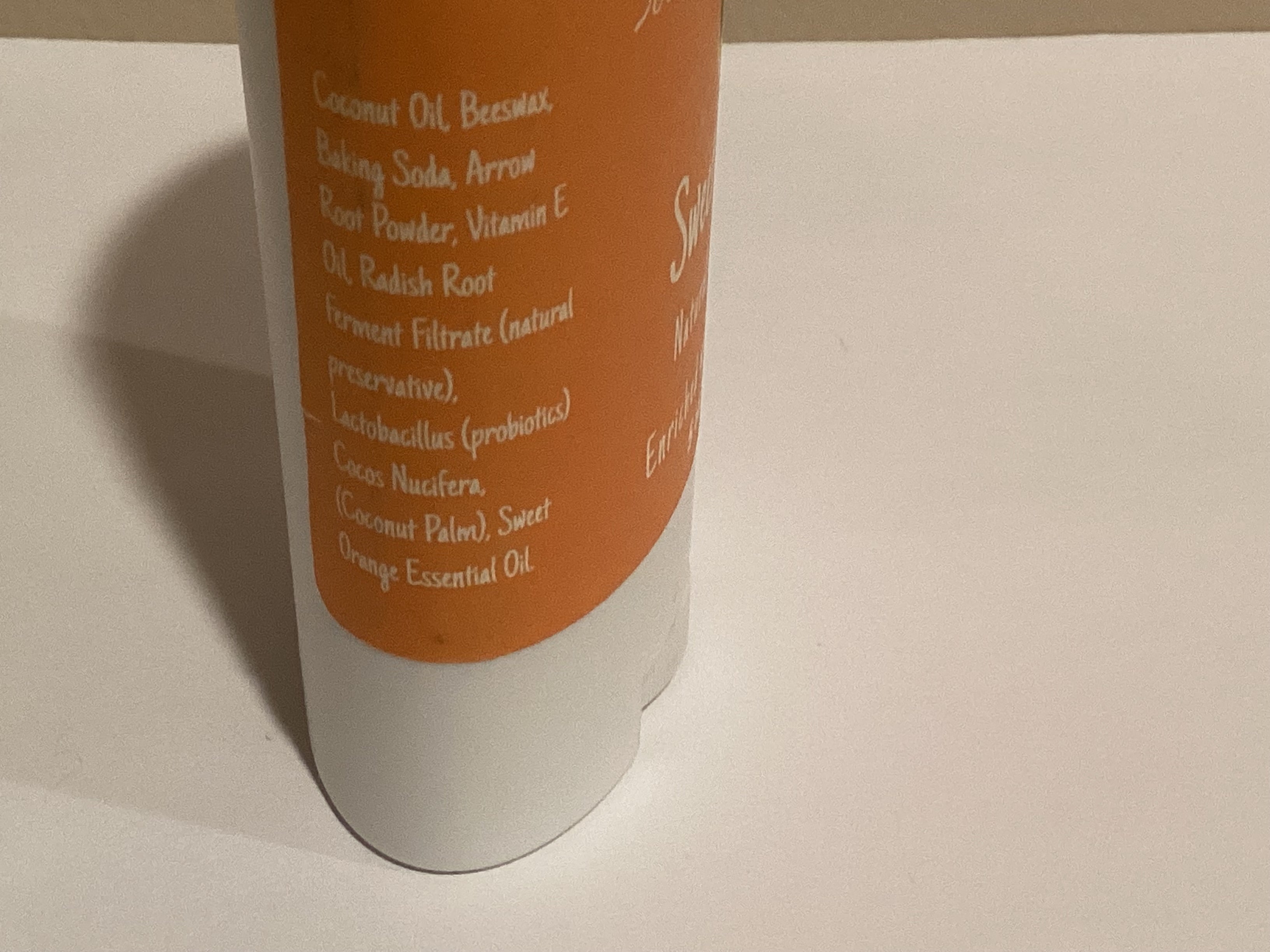 Sweet Orange Natural Deodorant