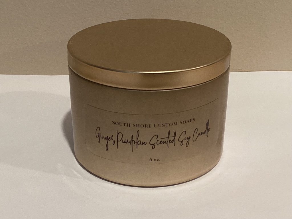 Ginger Pumpkin Scented Soy Candle