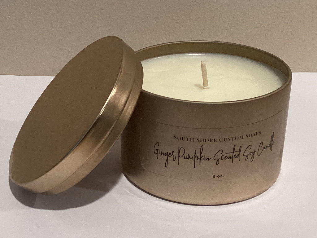 Ginger Pumpkin Scented Soy Candle