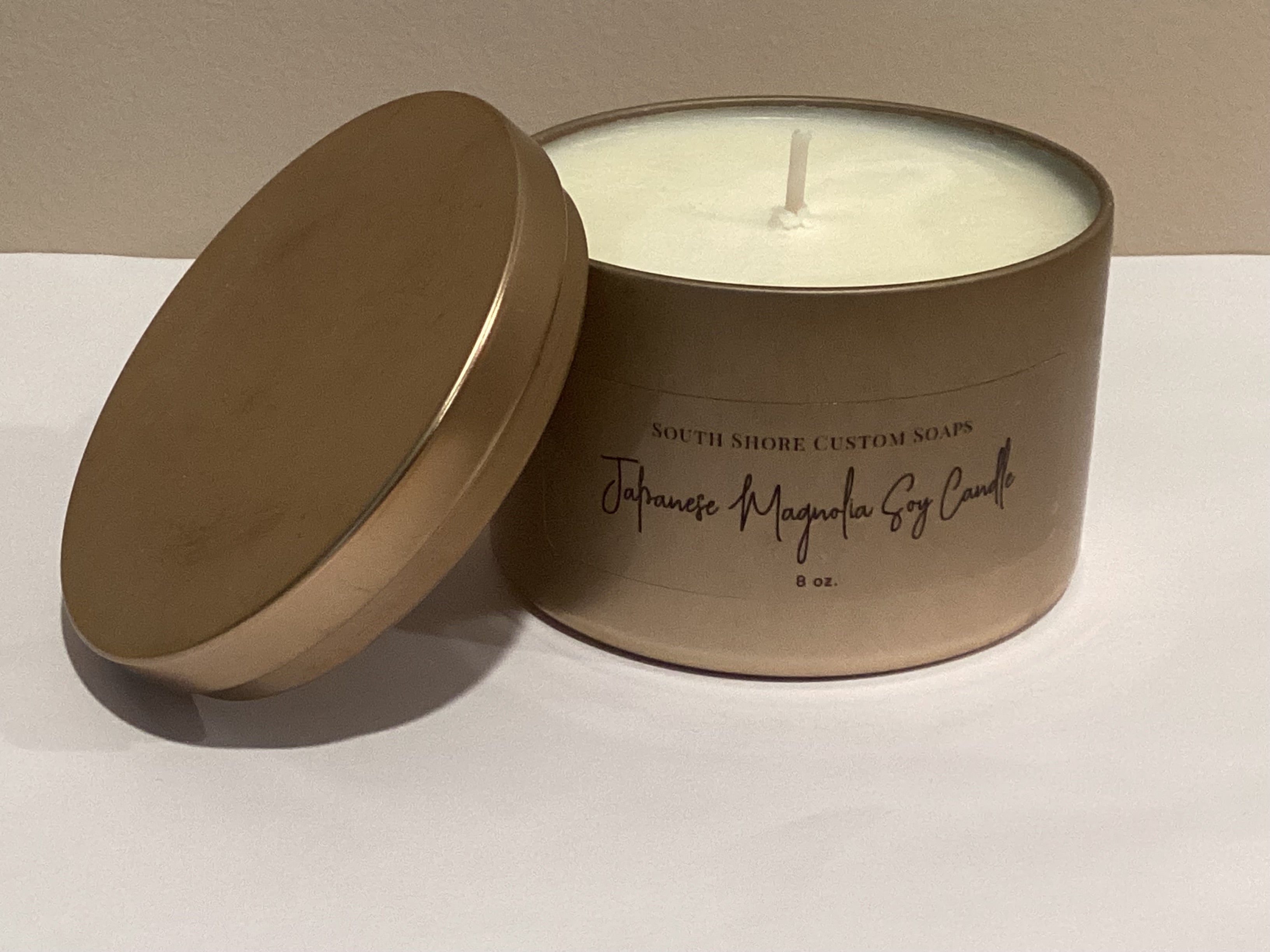 Japanese Magnolia Scented Soy Candle