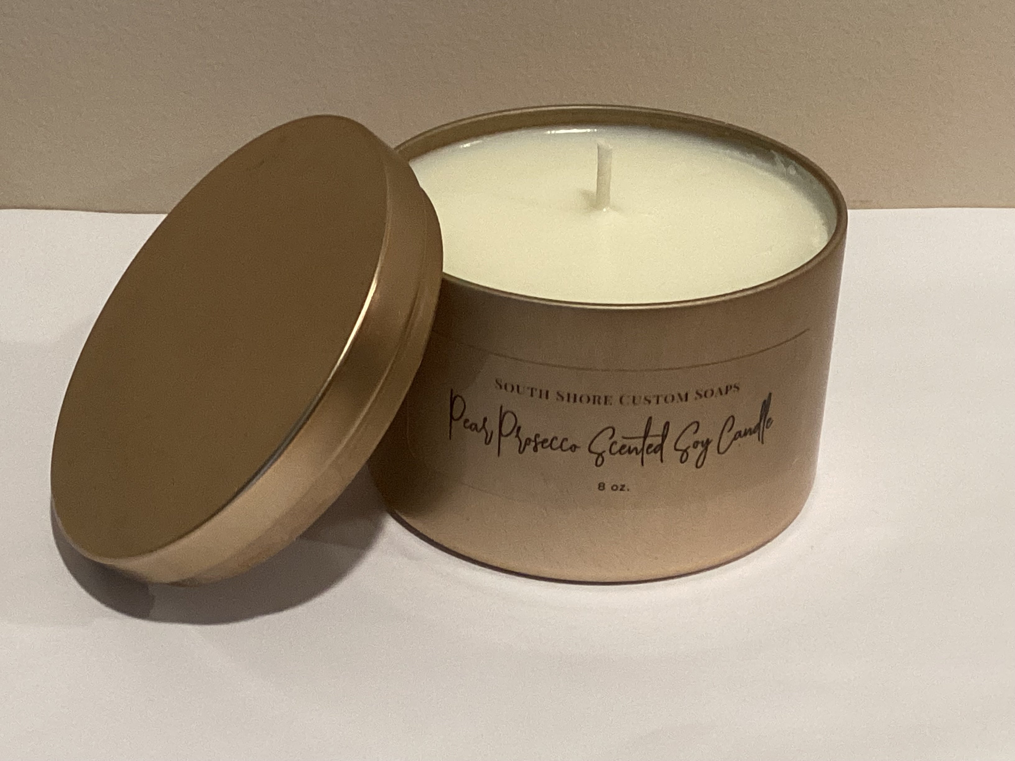 Pear Prosecco Scented Soy Candle
