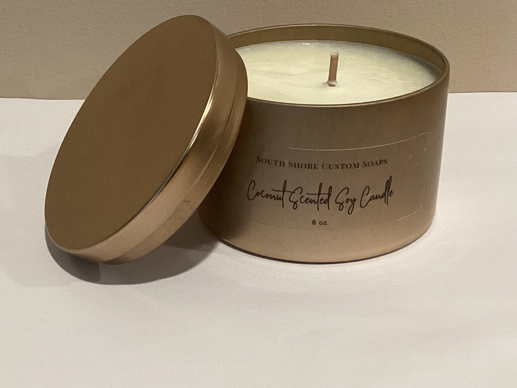 Coconut Scented Soy Candle
