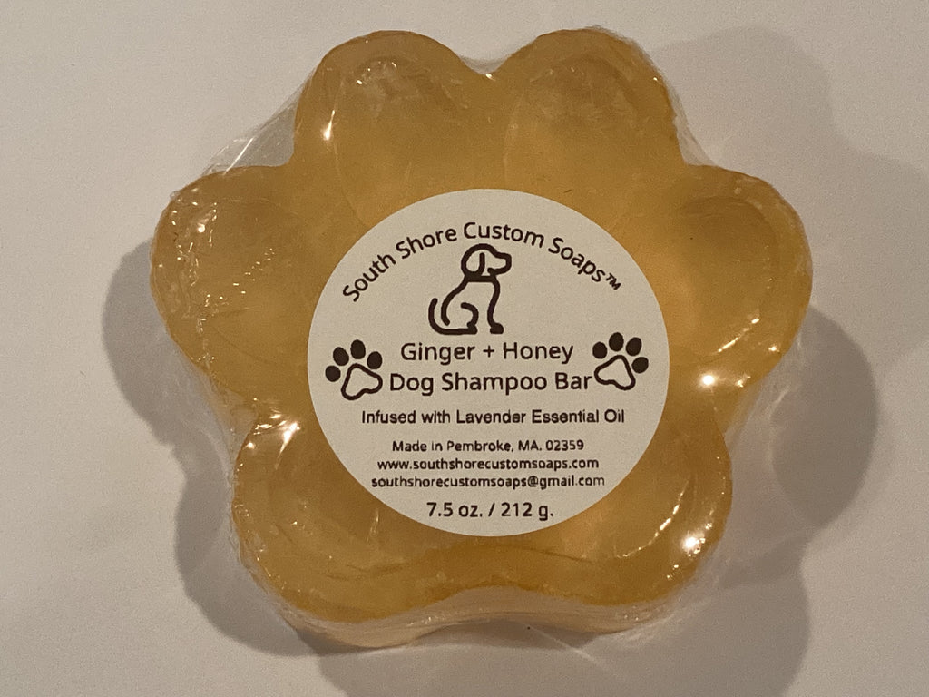 Ginger + Honey Dog Shampoo Bar