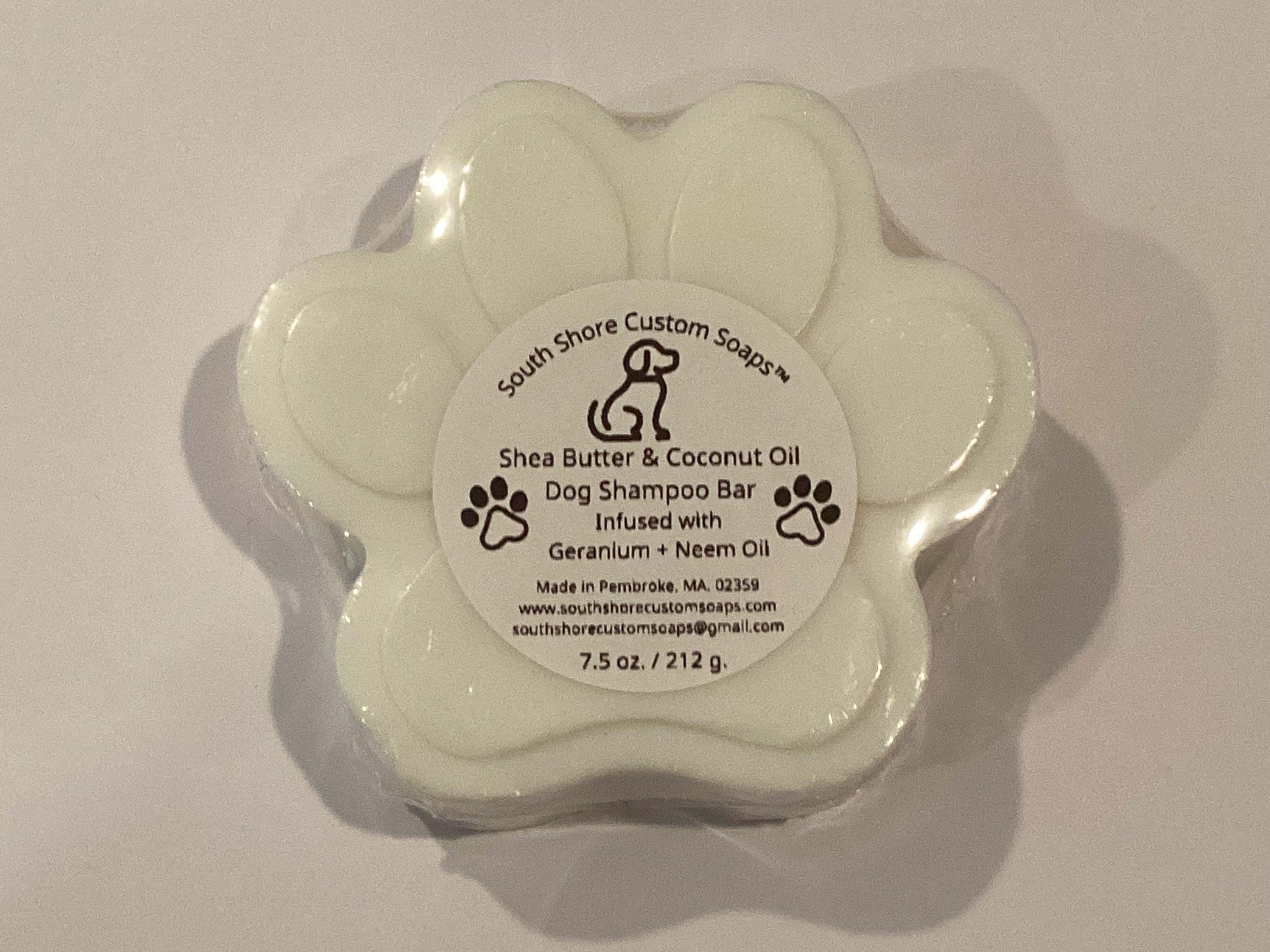 Shea Butter & Coconut Oil Dog Shampoo Bar
