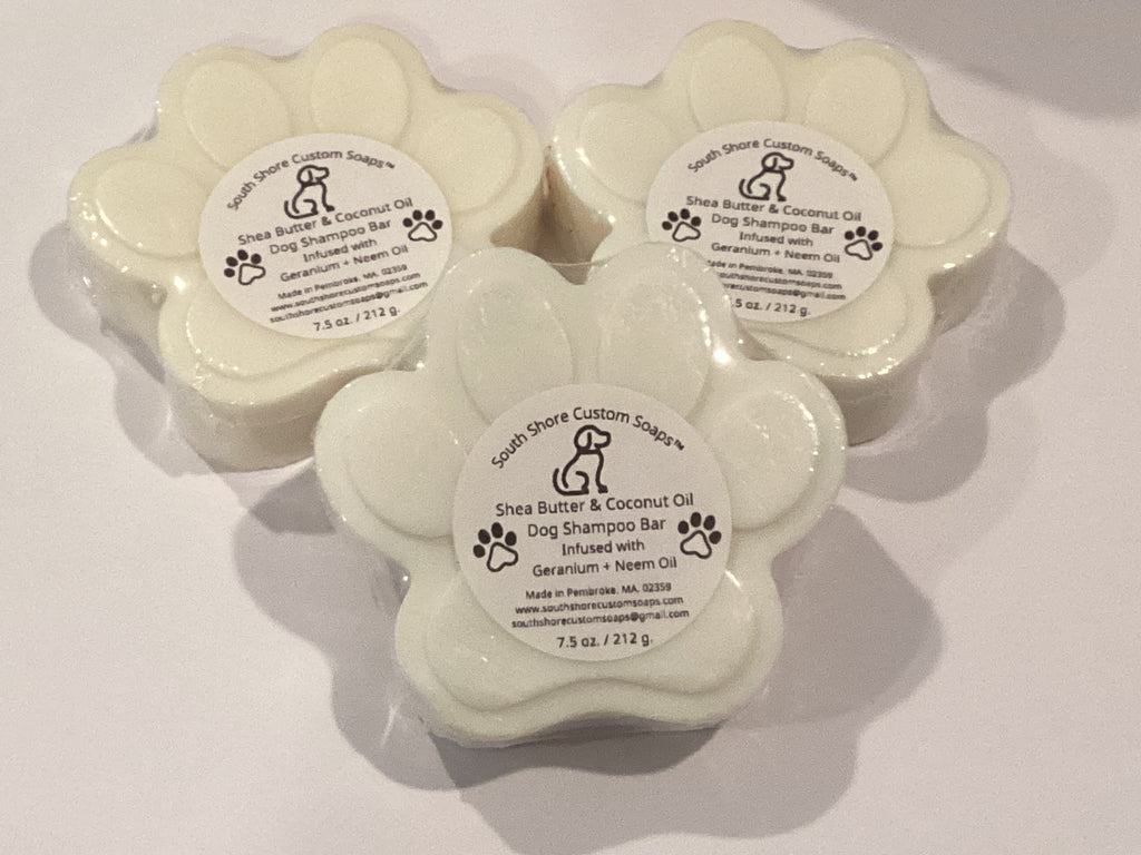 Shea Butter & Coconut Oil Dog Shampoo Bar