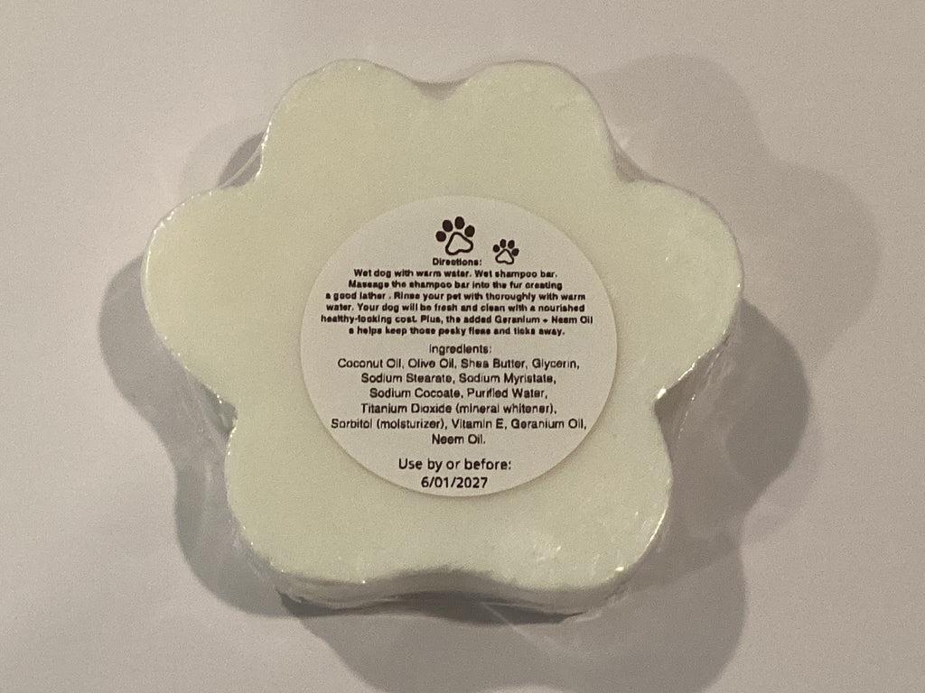 Shea Butter & Coconut Oil Dog Shampoo Bar