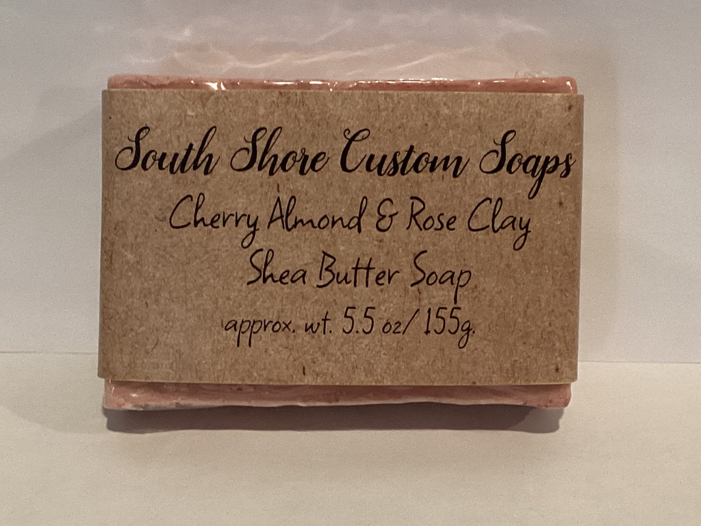 Cherry Almond & Rose Clay Shea Butter Soap