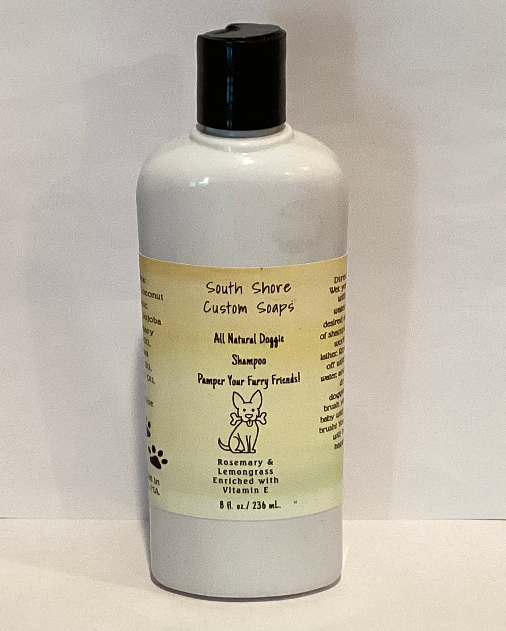 Rosemary & Lemongrass All Natural Doggie Shampoo