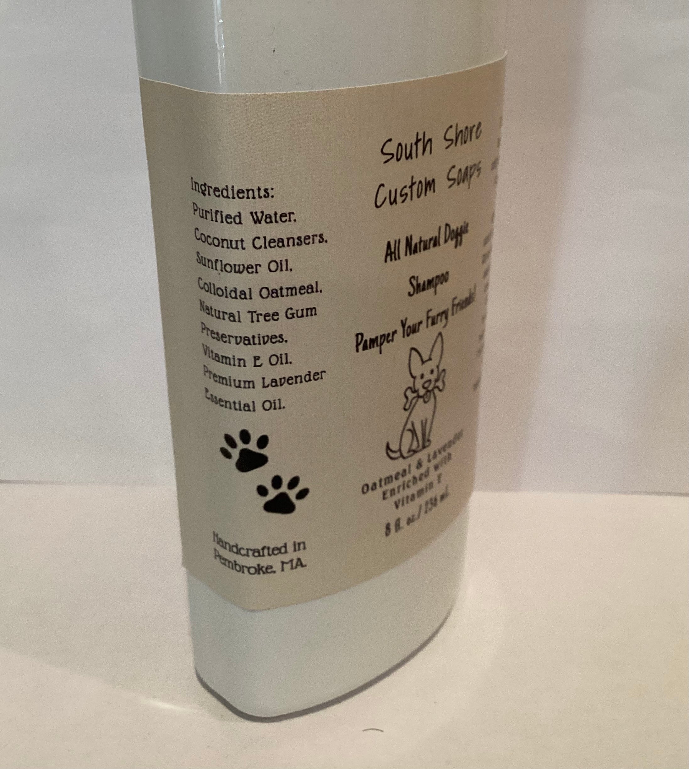 Oatmeal & Lavender All Natural Doggie Shampoo