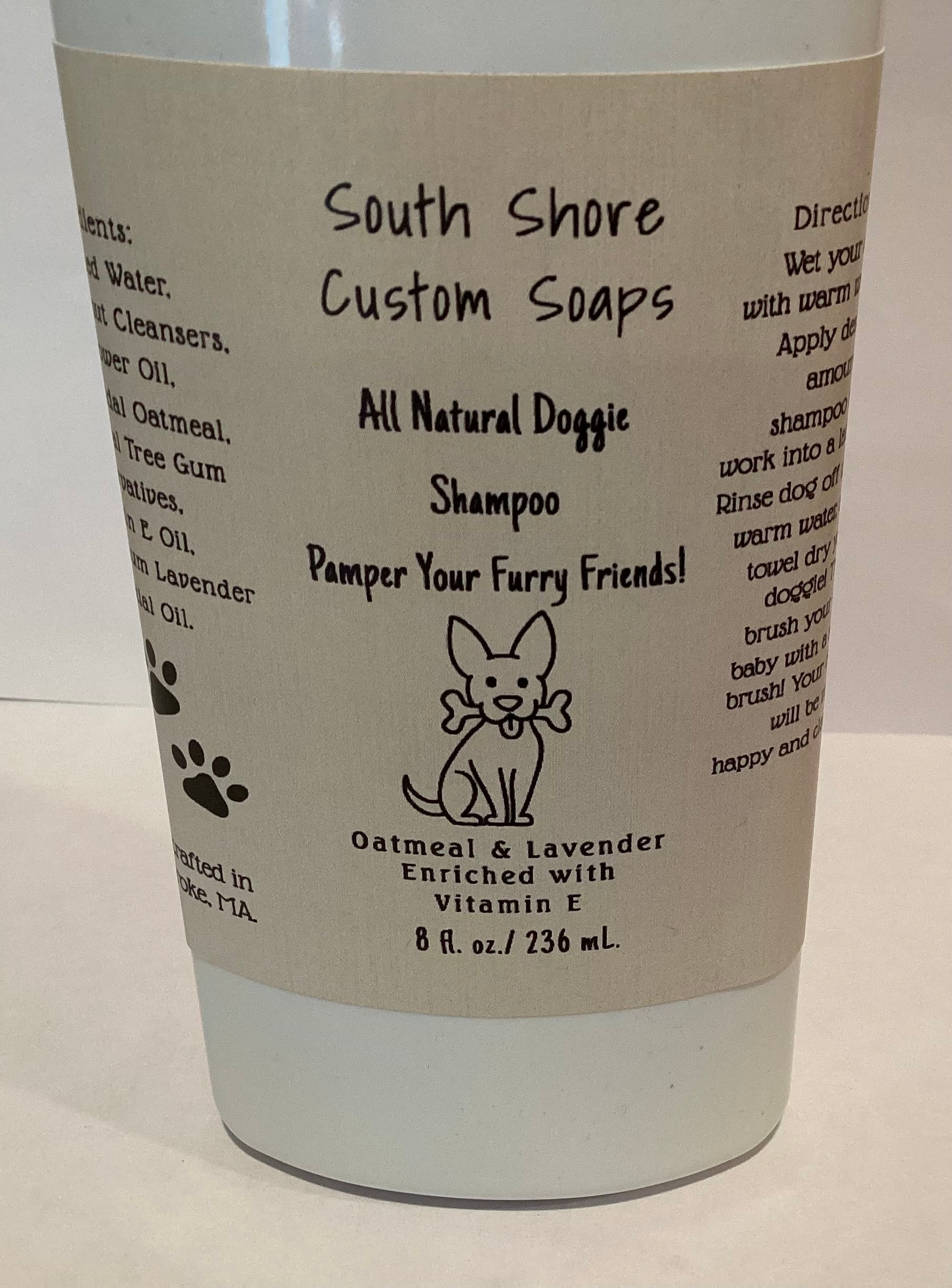 Oatmeal & Lavender All Natural Doggie Shampoo