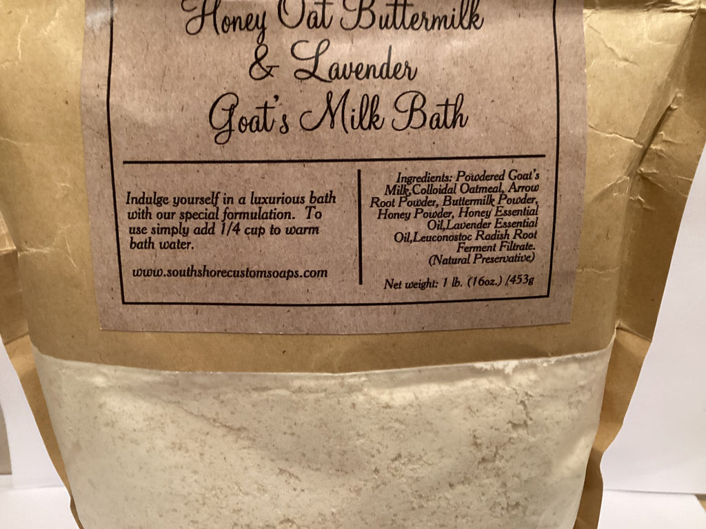 Honey Oat Buttermilk & Lavender Goat’s Milk Bath