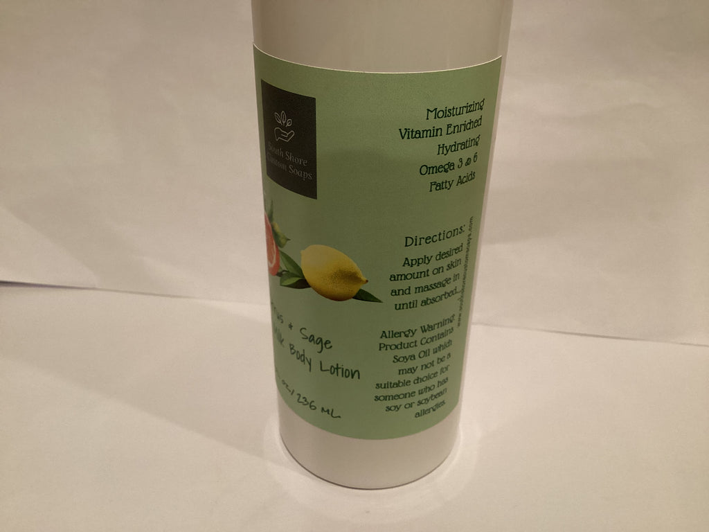 Citrus & Sage Goat Milk Body Lotion