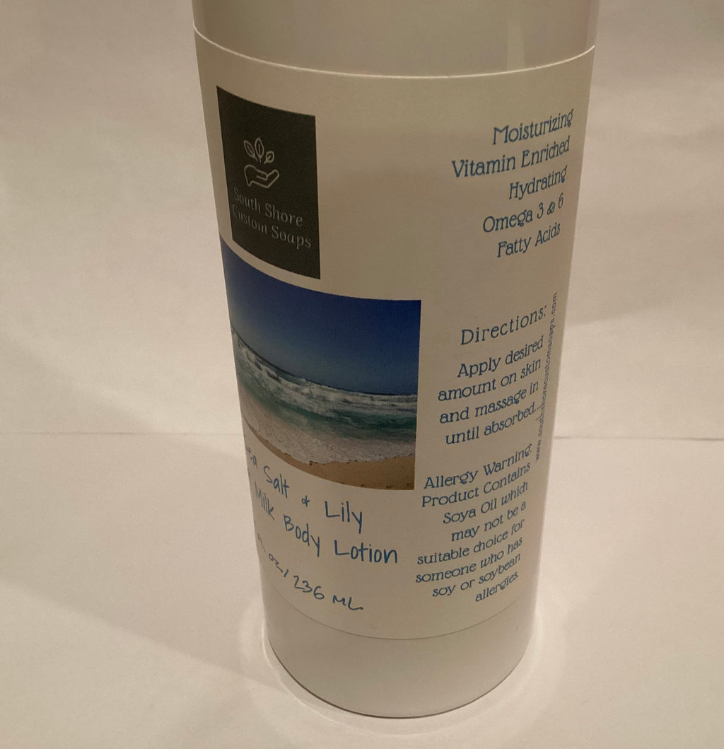Sea Salt & Lily Goat Milk Body Lotion
