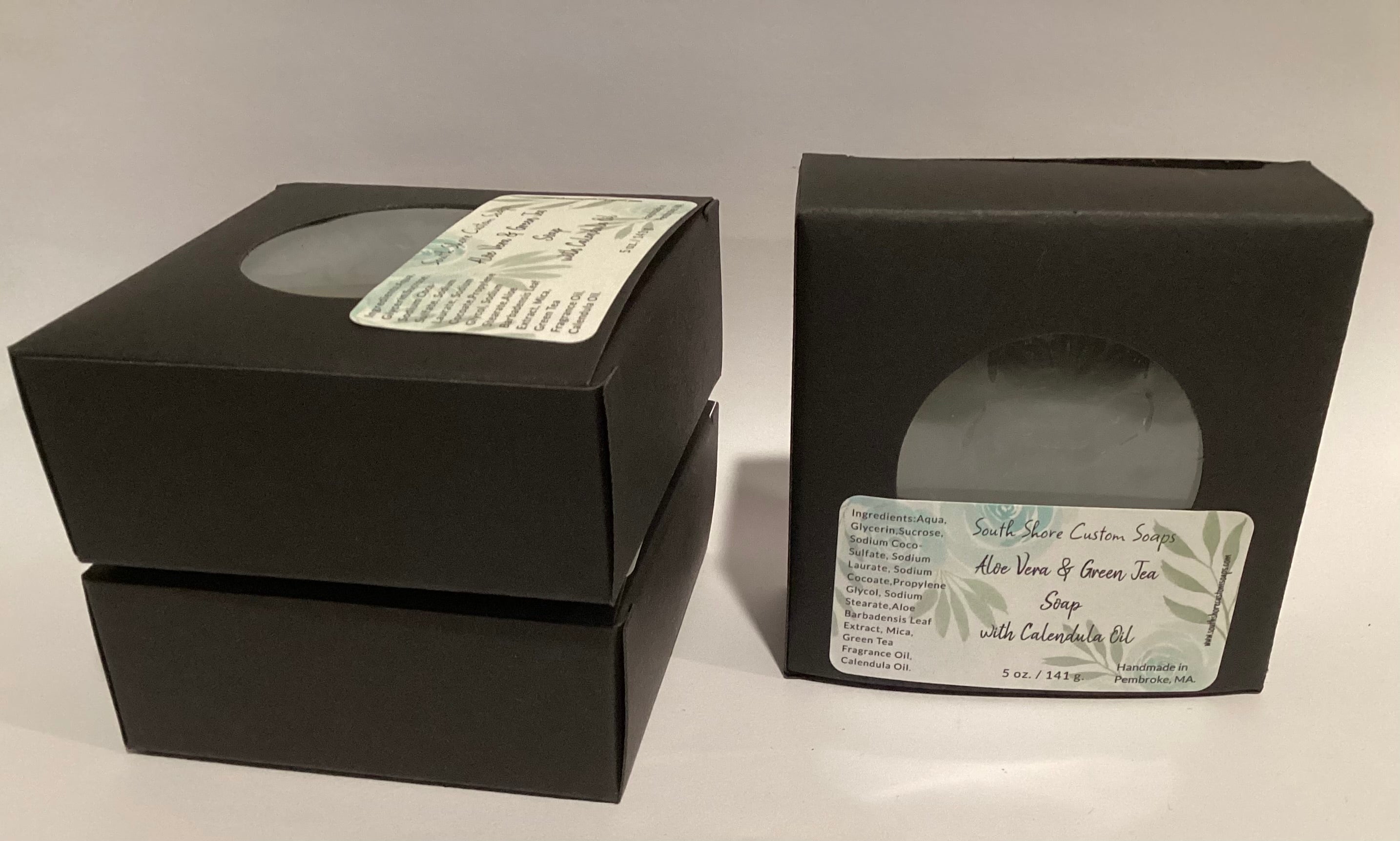Aloe Vera & Green Tea Soap with Calendula Oil