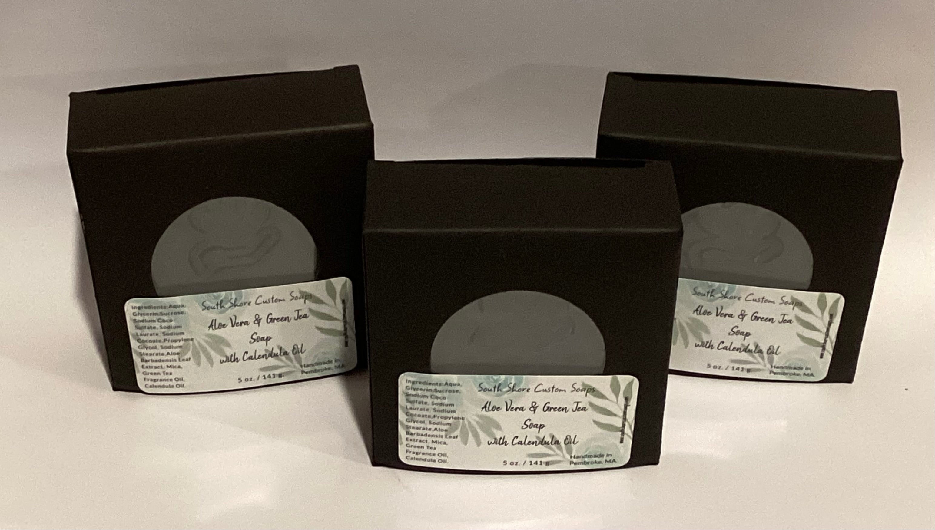 Aloe Vera & Green Tea Soap with Calendula Oil