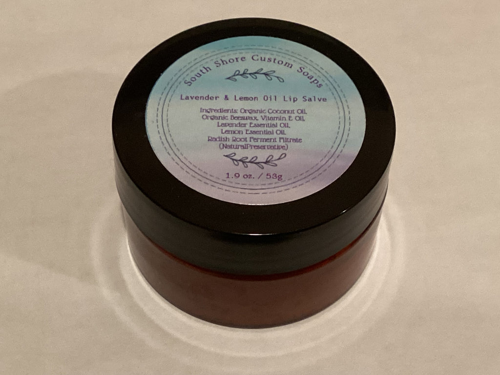 Lavender & Lemon Oil Lip Salve