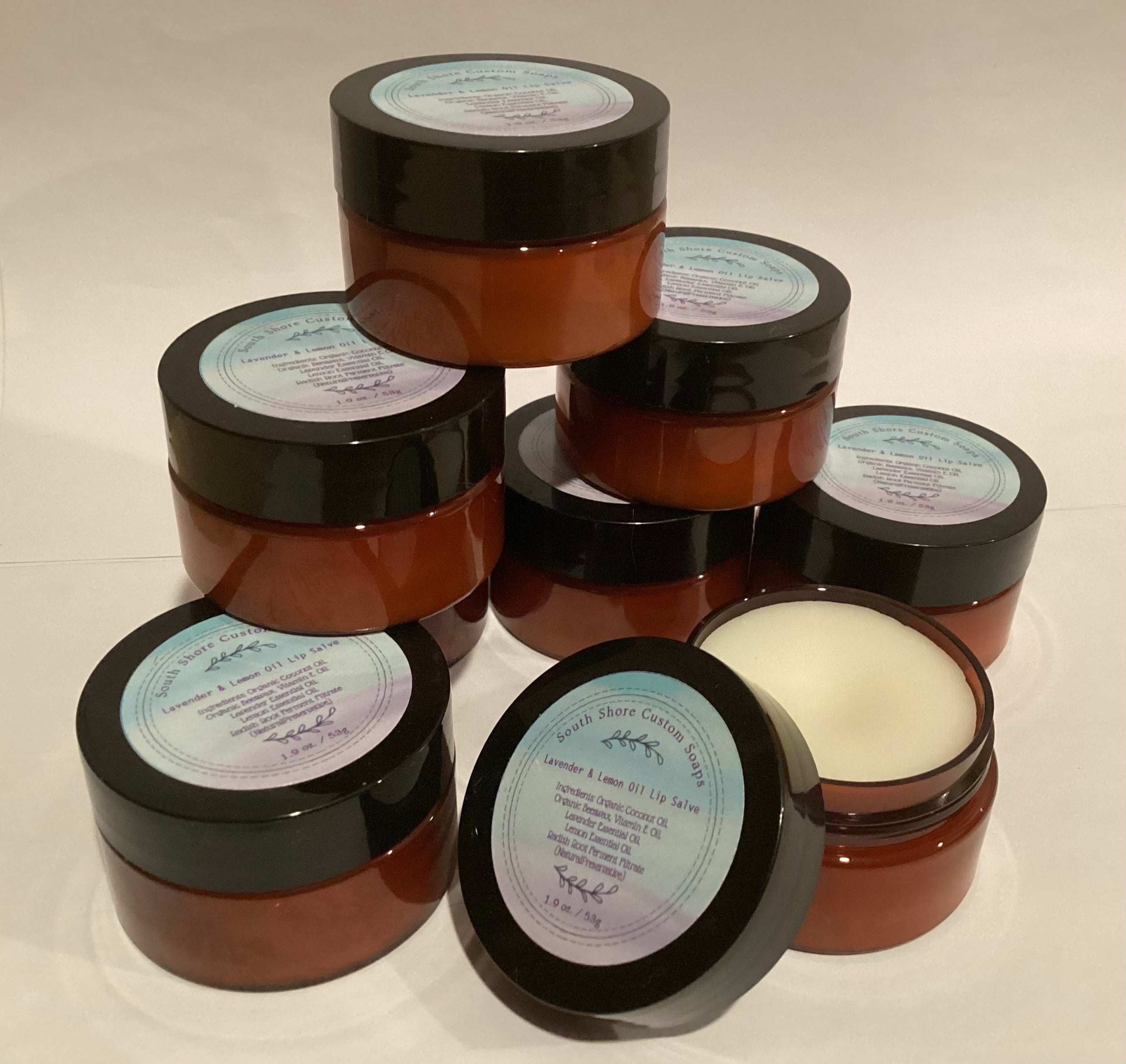 Lavender & Lemon Oil Lip Salve