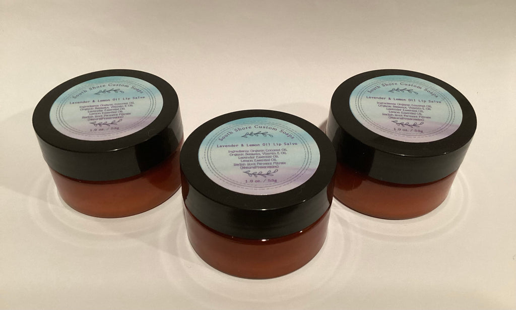 Lavender & Lemon Oil Lip Salve