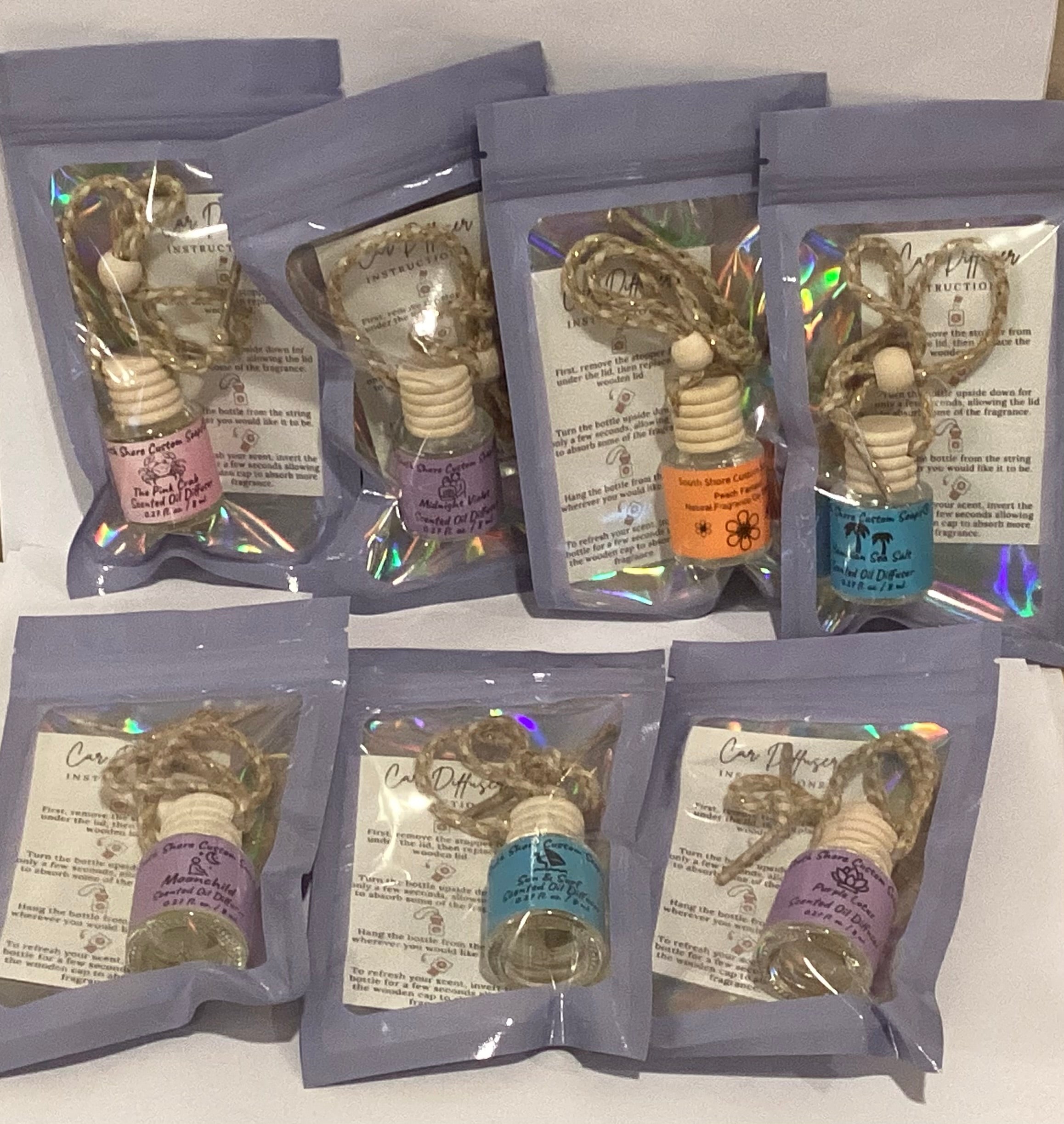 Scented Oil Car Diffusers Choose from 7 Options