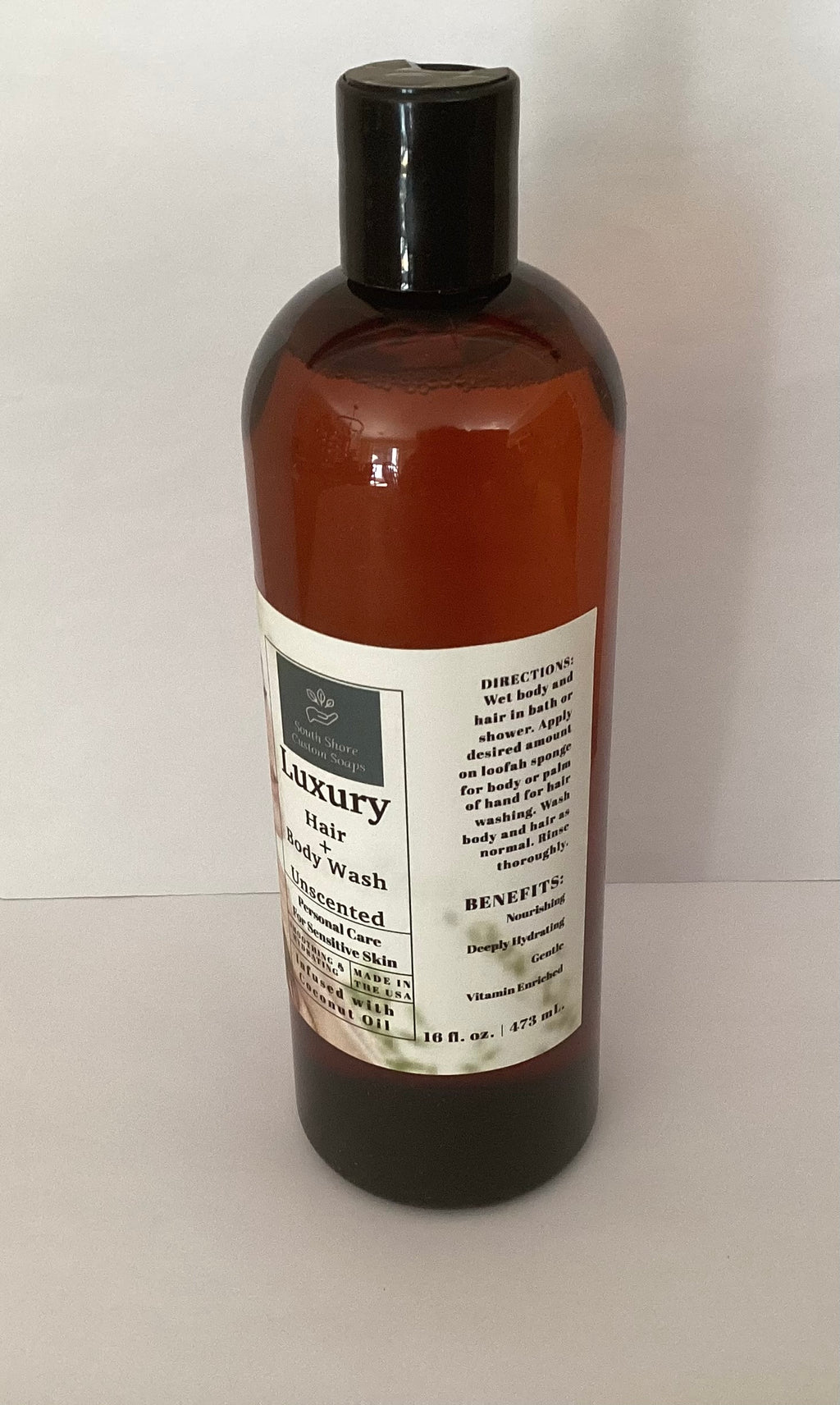 Luxury Hair + Body Wash-Unscented