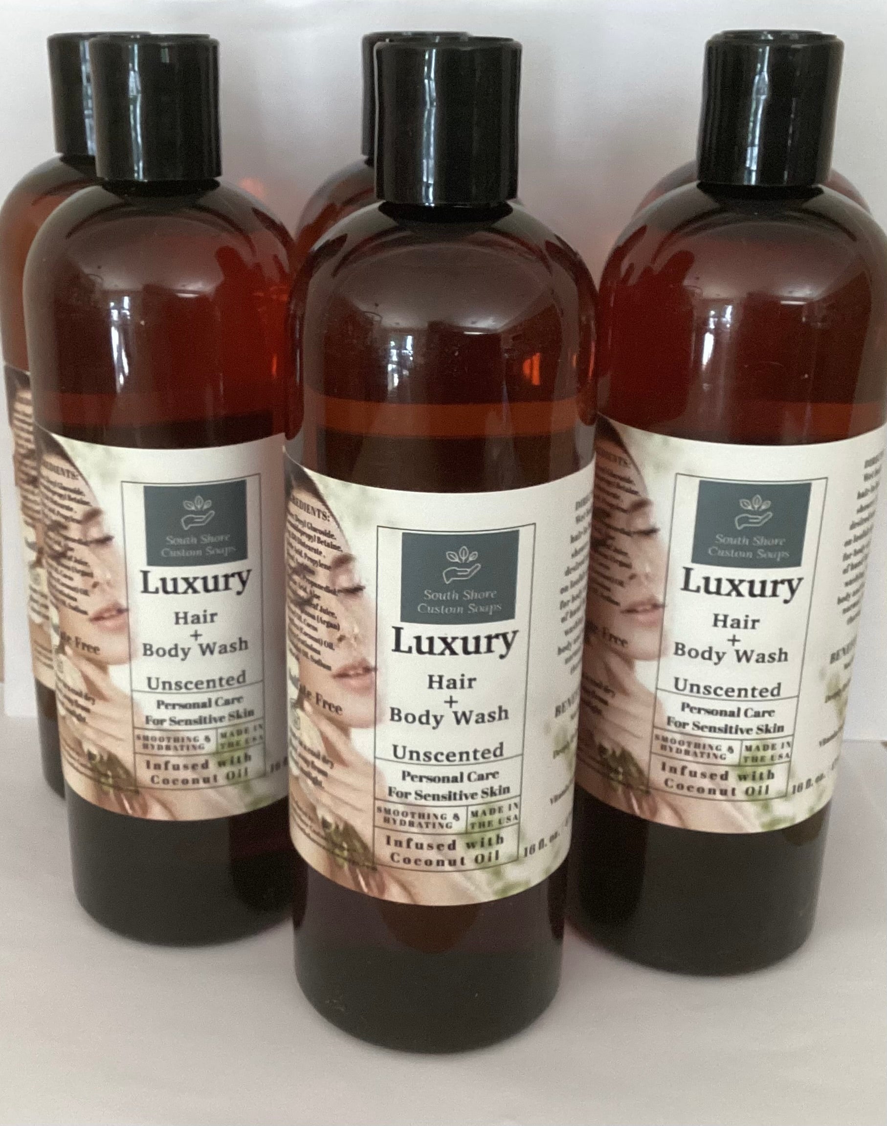 Luxury Hair + Body Wash-Unscented