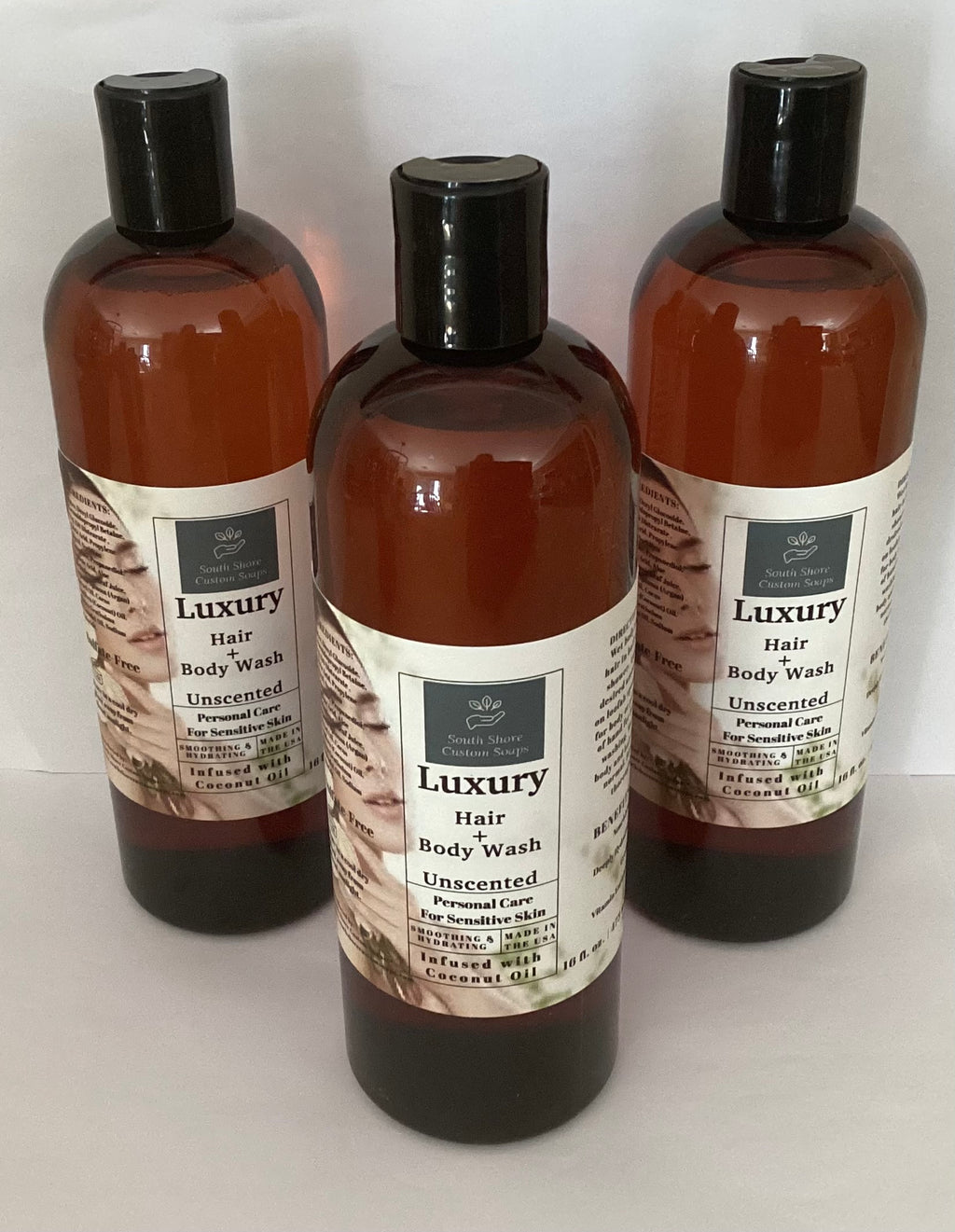 Luxury Hair + Body Wash-Unscented