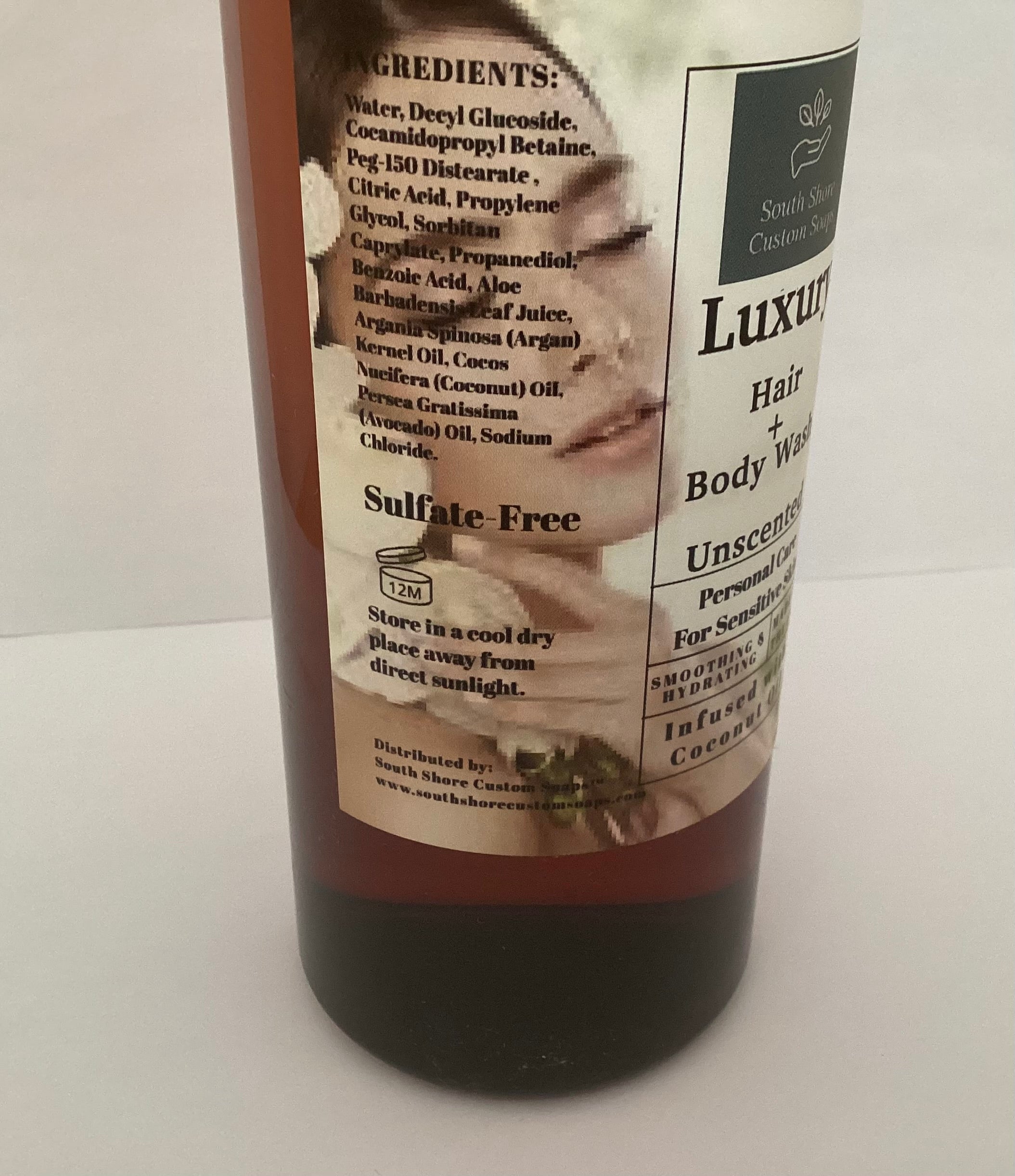Luxury Hair + Body Wash-Unscented